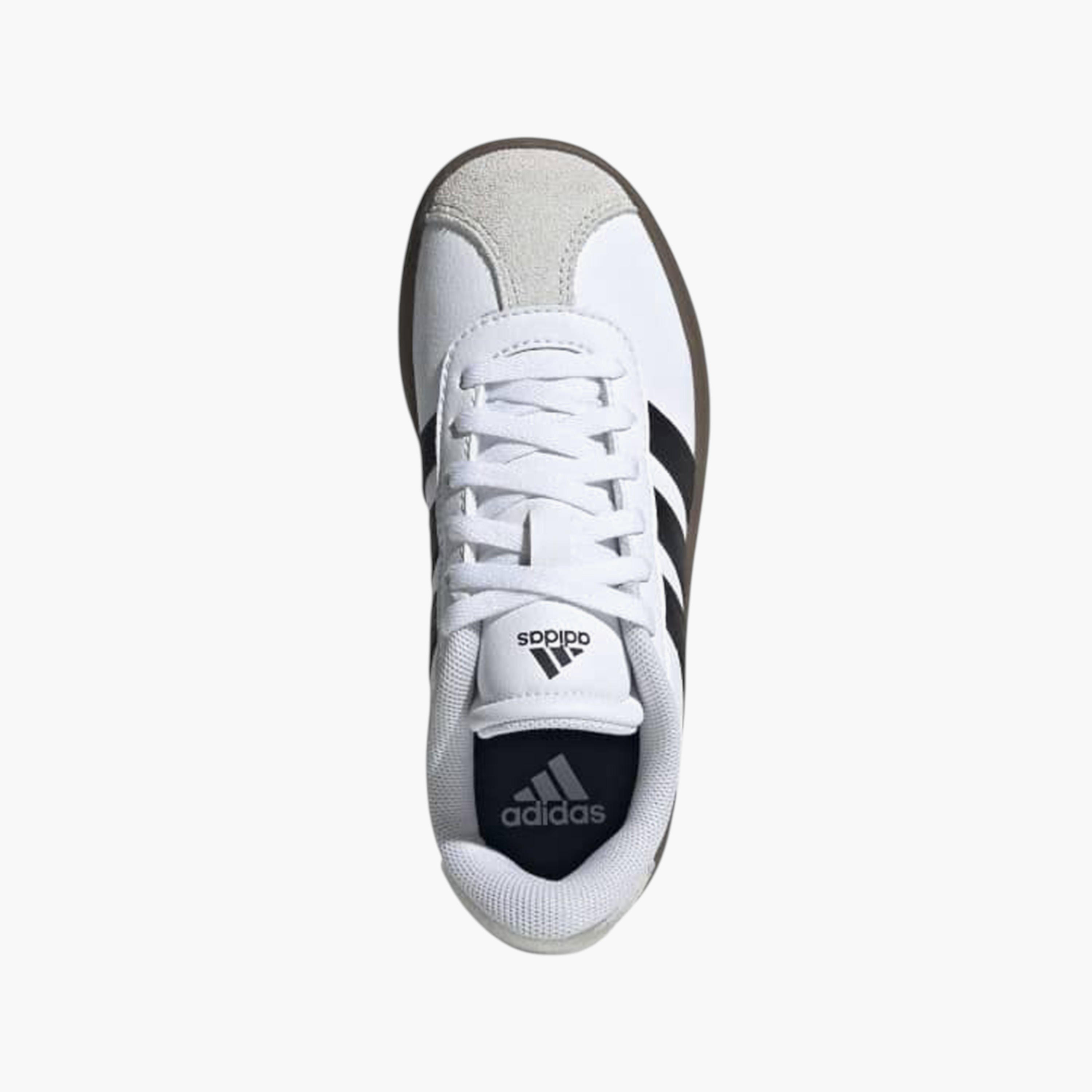 adidas Boys' VL COURT 3 0 K Lace-Up Sneakers - ID9062-boys-shoes-sneakers-image-3