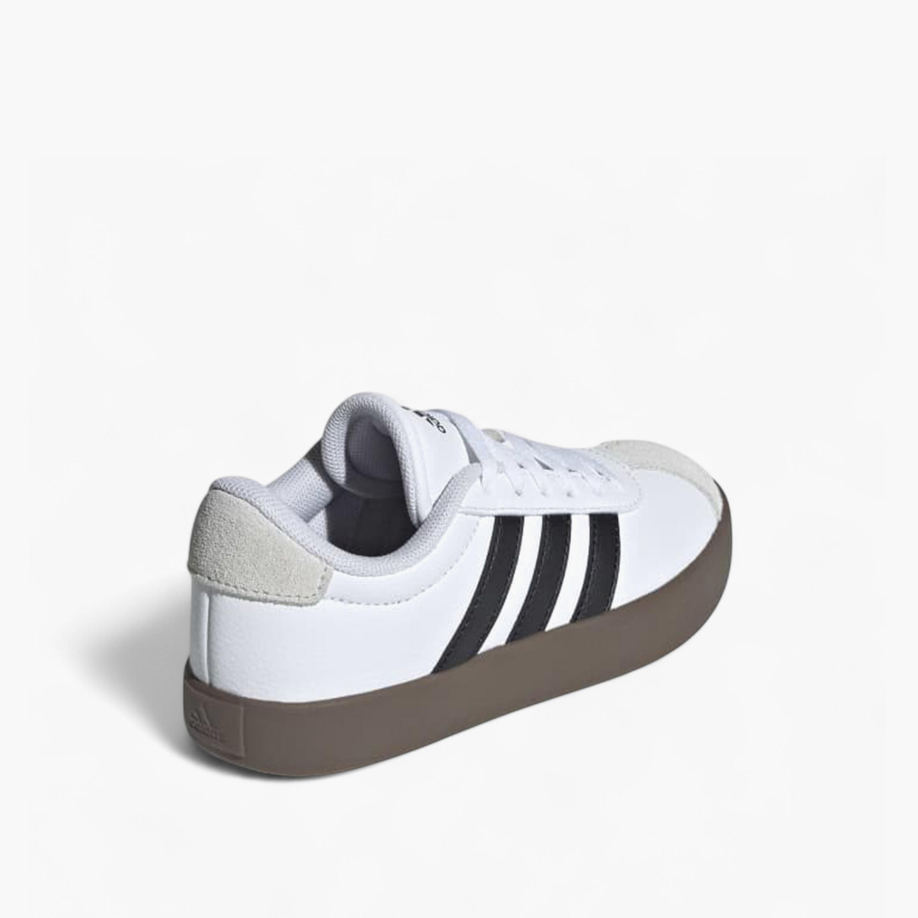 adidas Boys' VL COURT 3 0 K Lace-Up Sneakers - ID9062-boys-shoes-sneakers-image-4