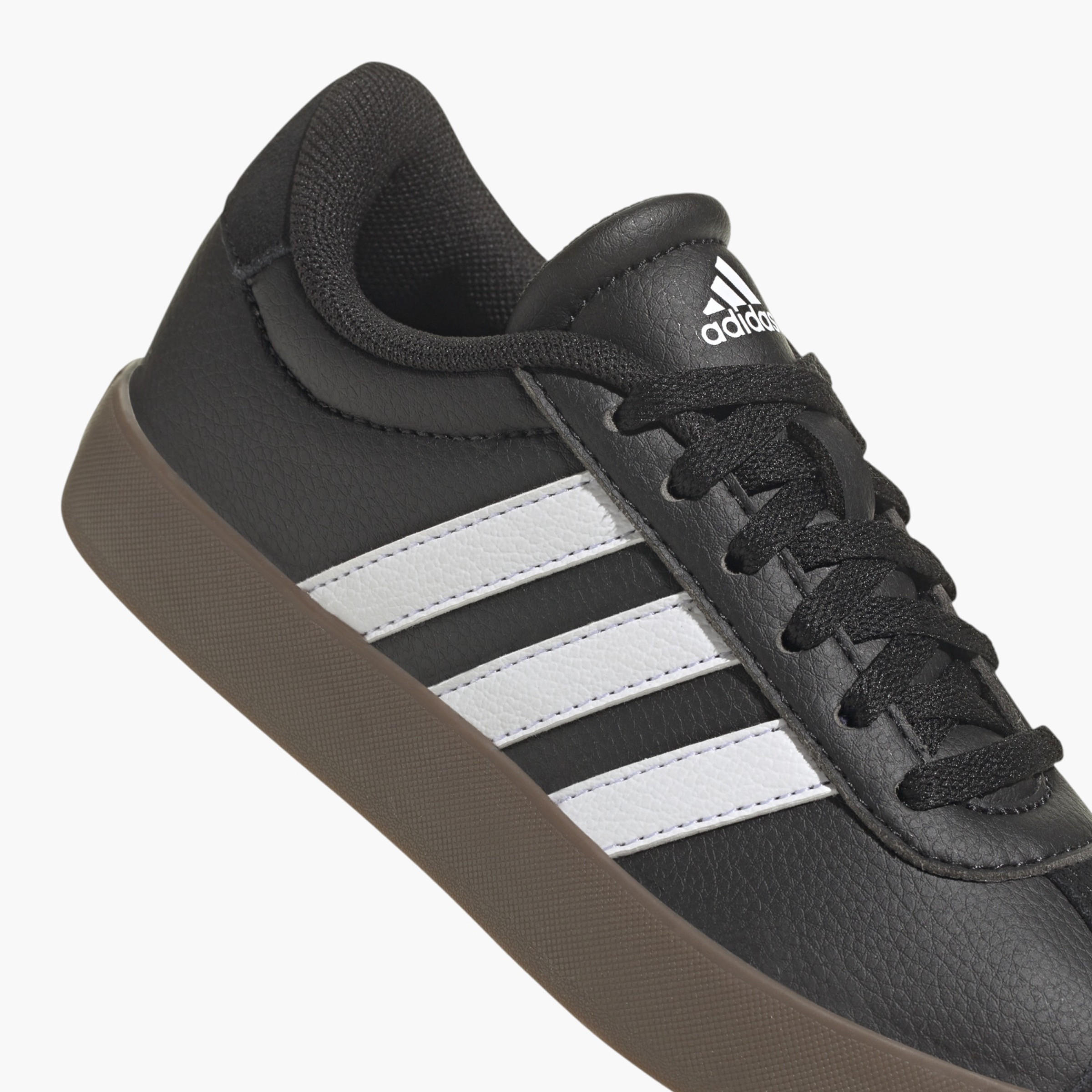 adidas Kids' VL COURT 3.0 K Lace-Up Sneakers - IE3630-boys-shoes-schoolshoes-image-6