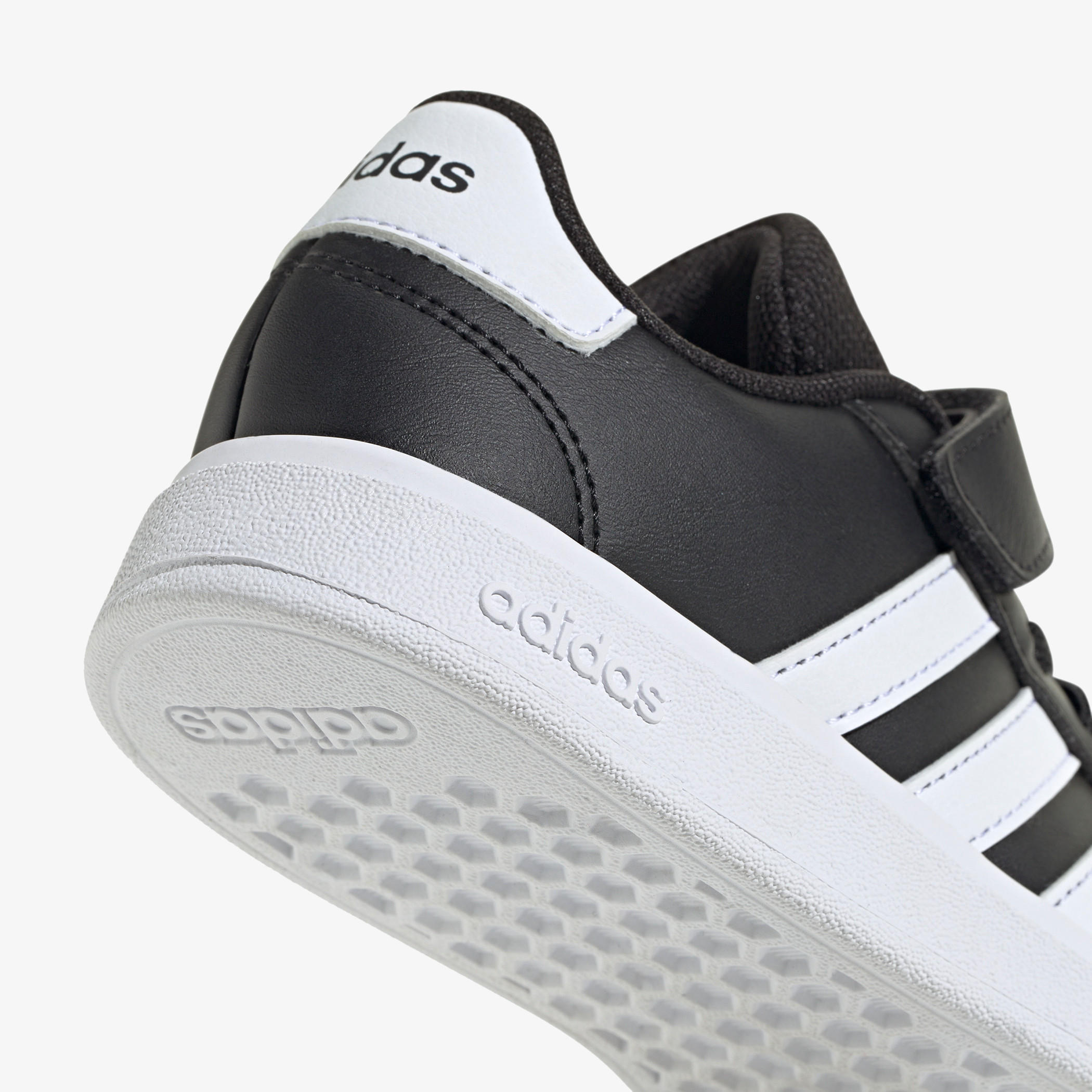 adidas Kids Grand Court 2.0 El C Hook & Loop Durable Trainer Shoes-sports-boys-shoes-image-7