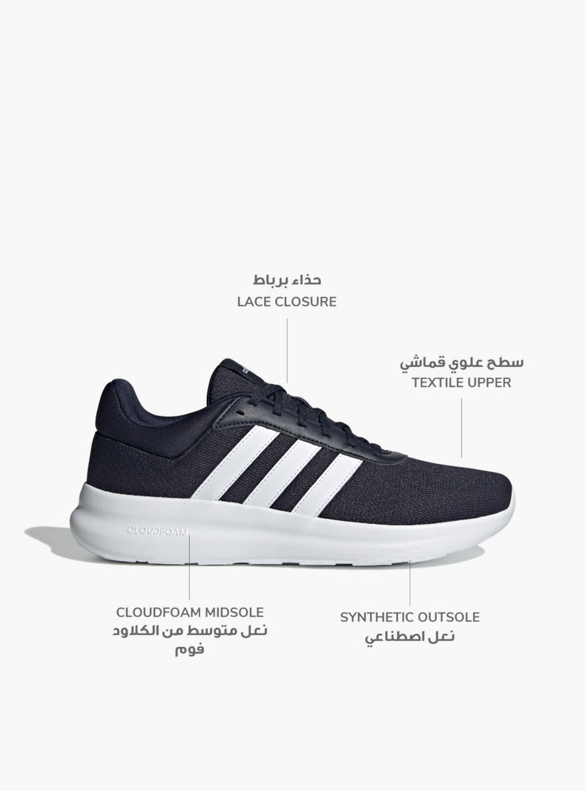 حذاء سنيكرز برباط لايت ريسر 4.0 للرجال من أديداس-sports-men-shoes-image-2