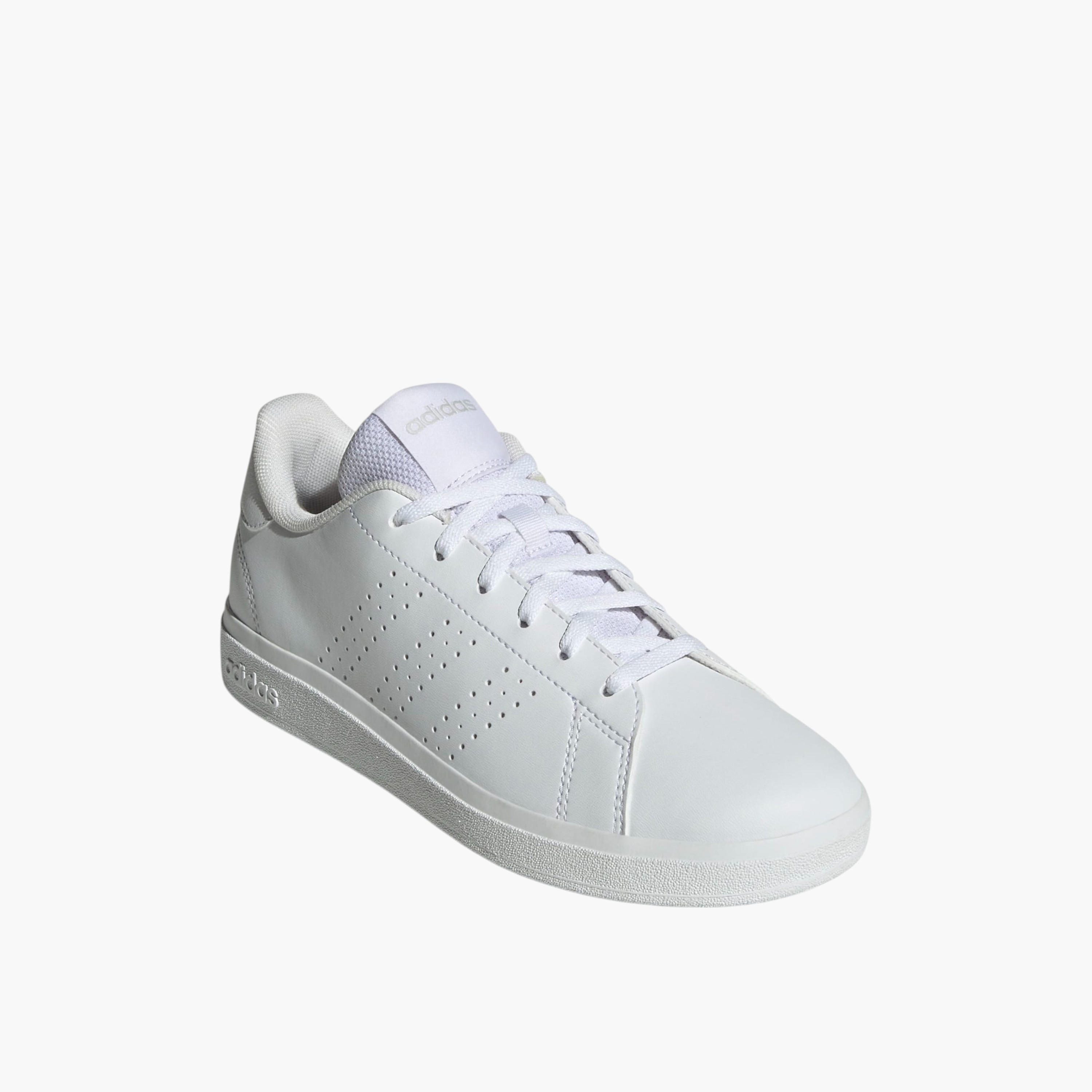 adidas Kids' ADVANTAGE BASE 2.0 Lace-Up Closure School Shoes - IE8688-boys-shoes-schoolshoes-image-1