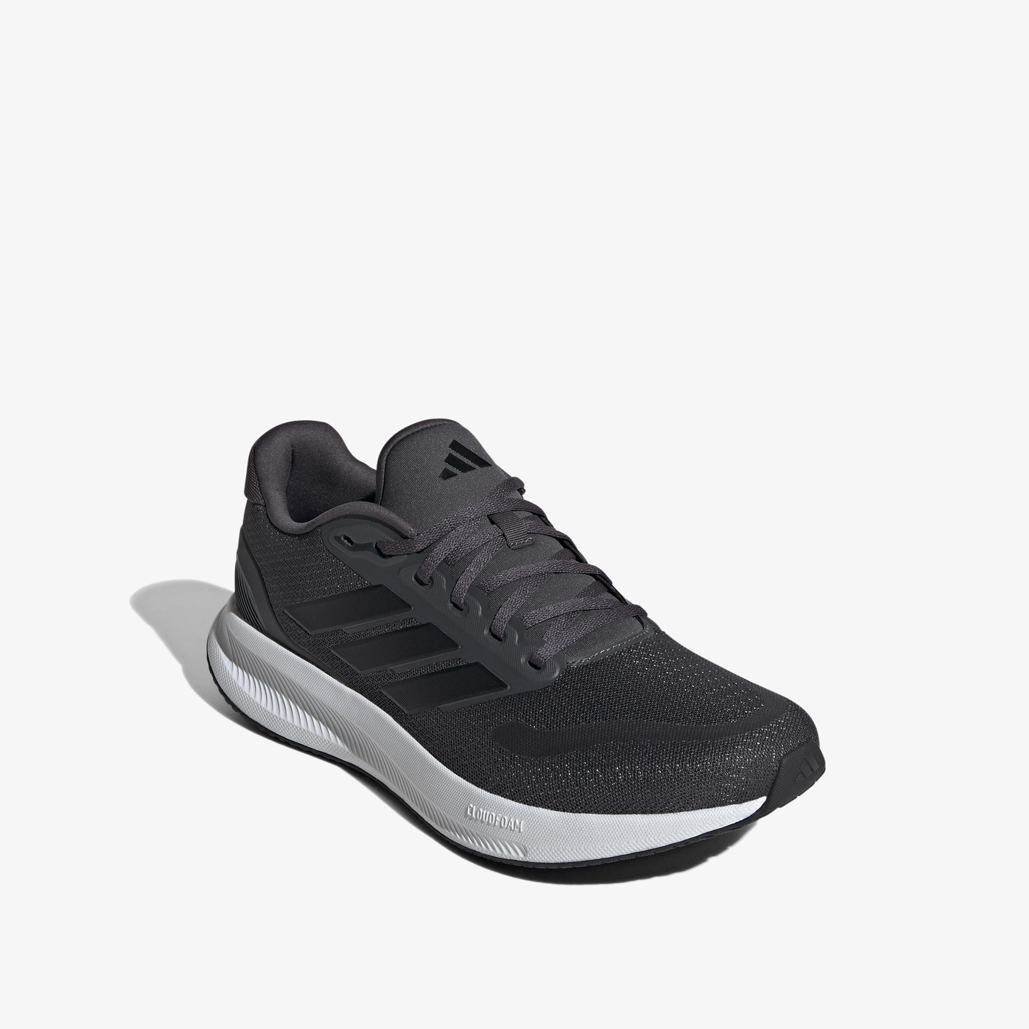 Adidas Men's Textured Running Shoes with Lace-Up Closure - Runfalcon 5-sports-men-shoes-image-1
