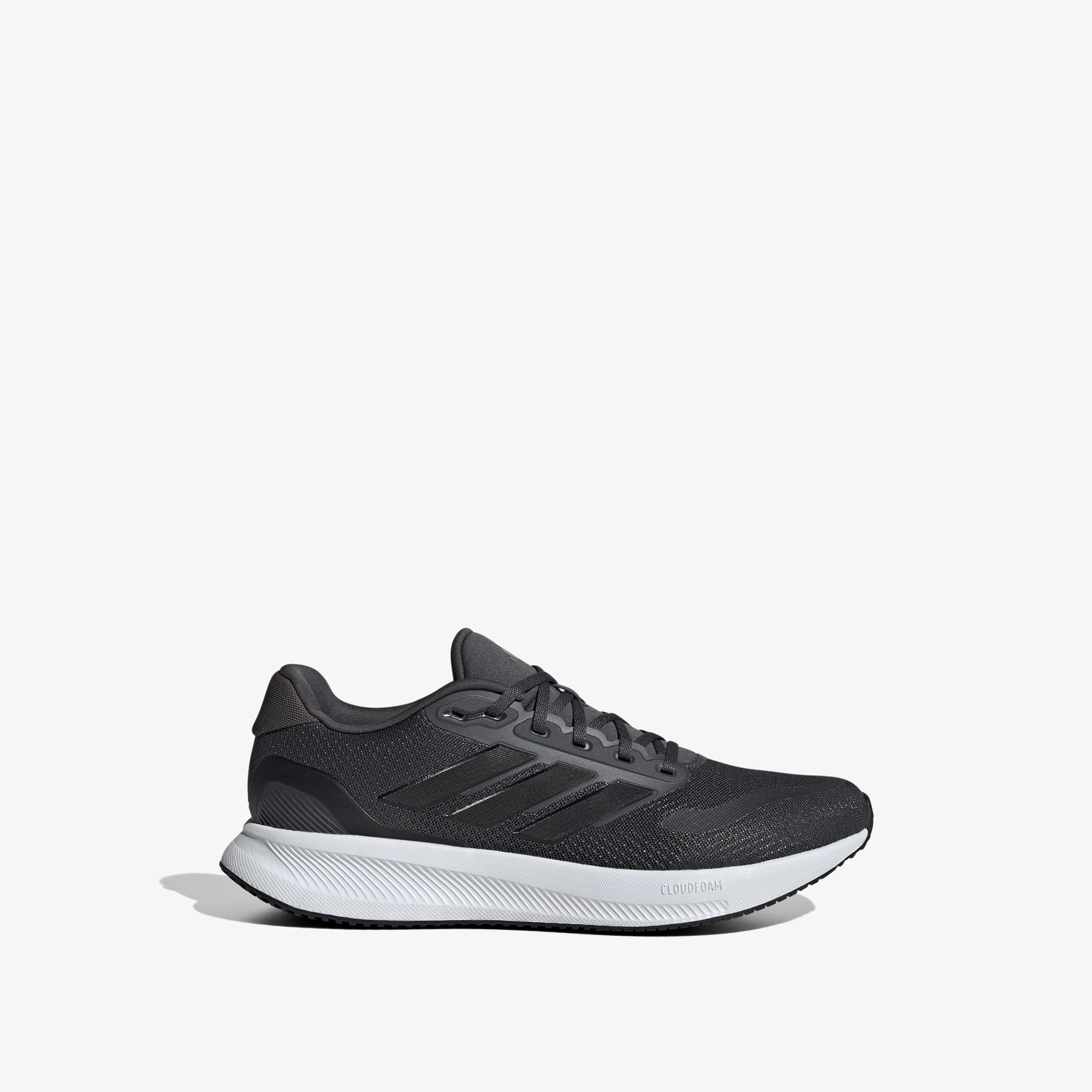 Adidas Men's Textured Running Shoes with Lace-Up Closure - Runfalcon 5-sports-men-shoes-image-3