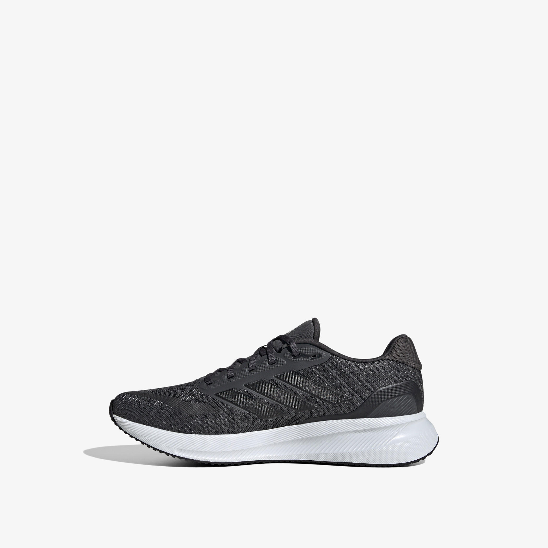 Adidas Men's Textured Running Shoes with Lace-Up Closure - Runfalcon 5-sports-men-shoes-image-5