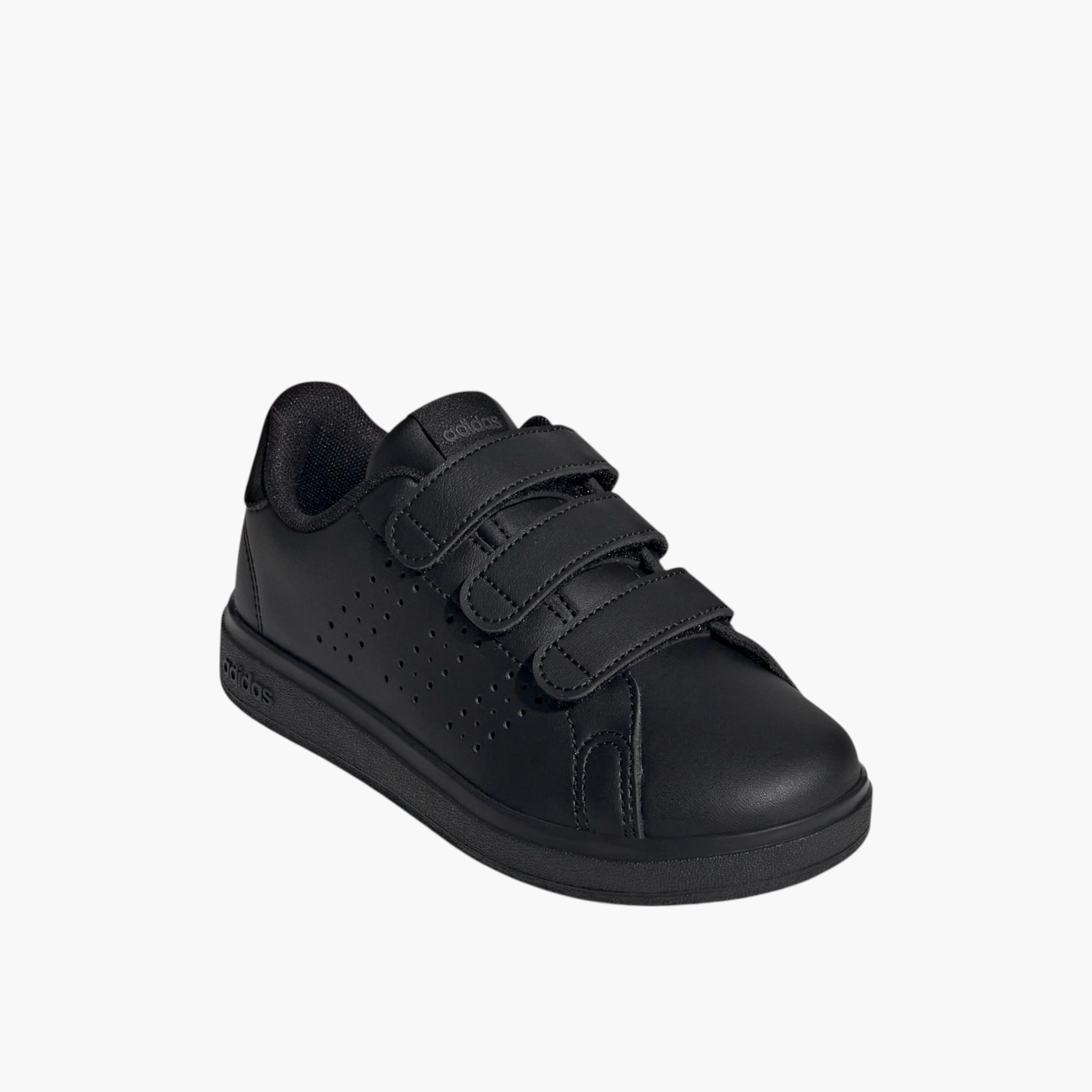 adidas Kids' ADVANTAGE BASE 2.0 School Shoes with Hook and Loop Closure - IE9018-boys-shoes-schoolshoes-image-1