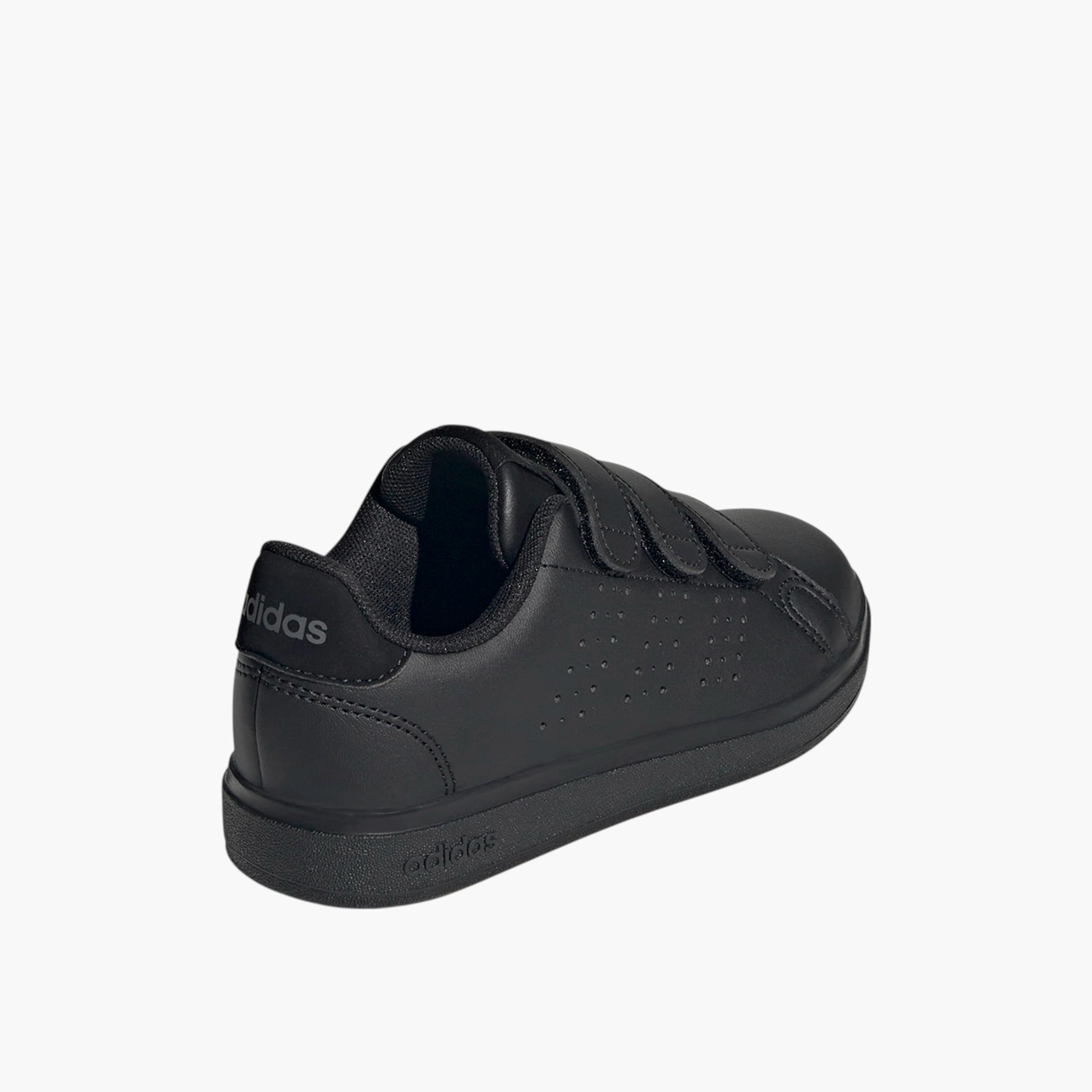 adidas Kids' ADVANTAGE BASE 2.0 School Shoes with Hook and Loop Closure - IE9018-boys-shoes-schoolshoes-image-4