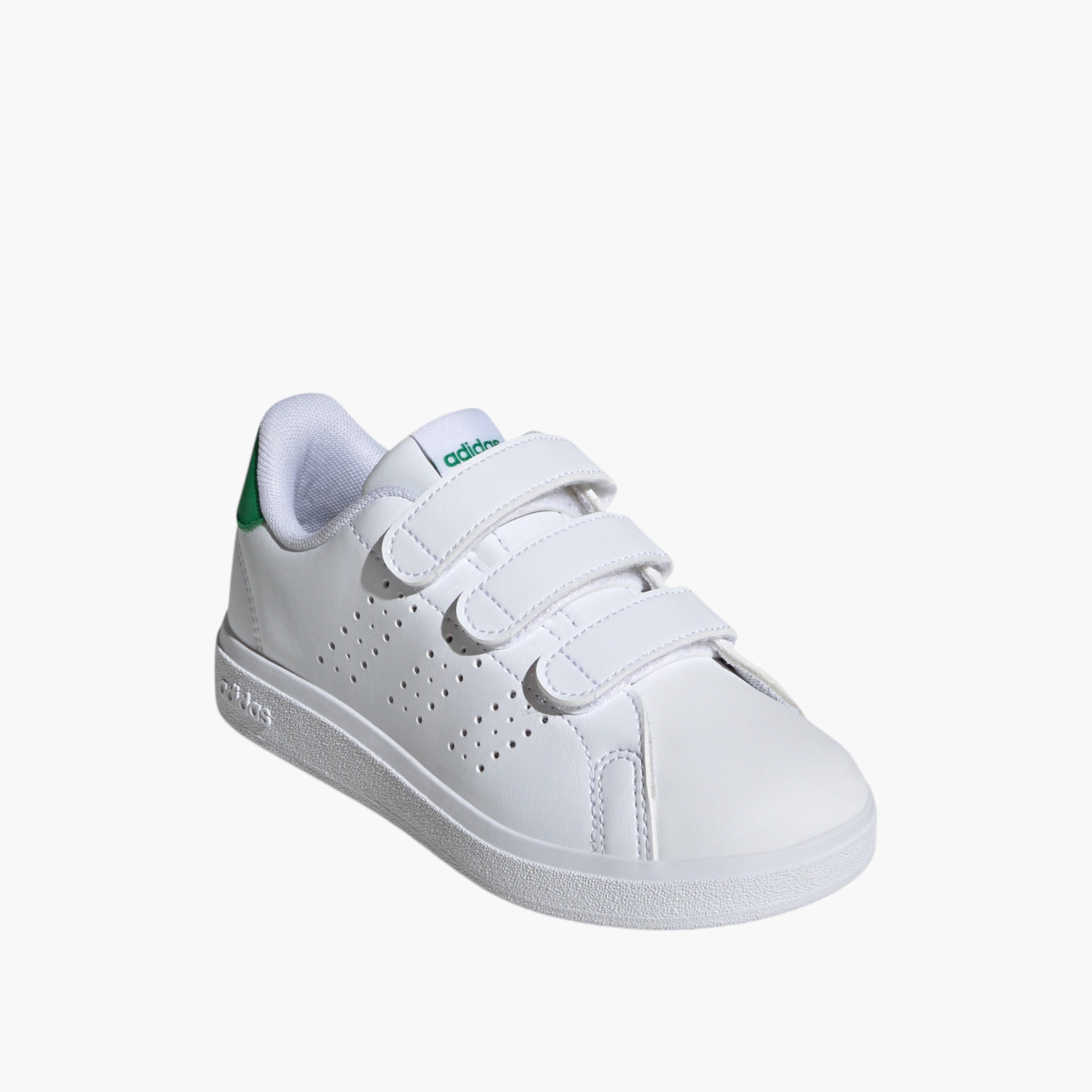 حذاء مدرسي برباط إغلاق "أدفانتج بيس 2.0" للأولاد من أديداس - IE9018-boys-shoes-schoolshoes-image-1