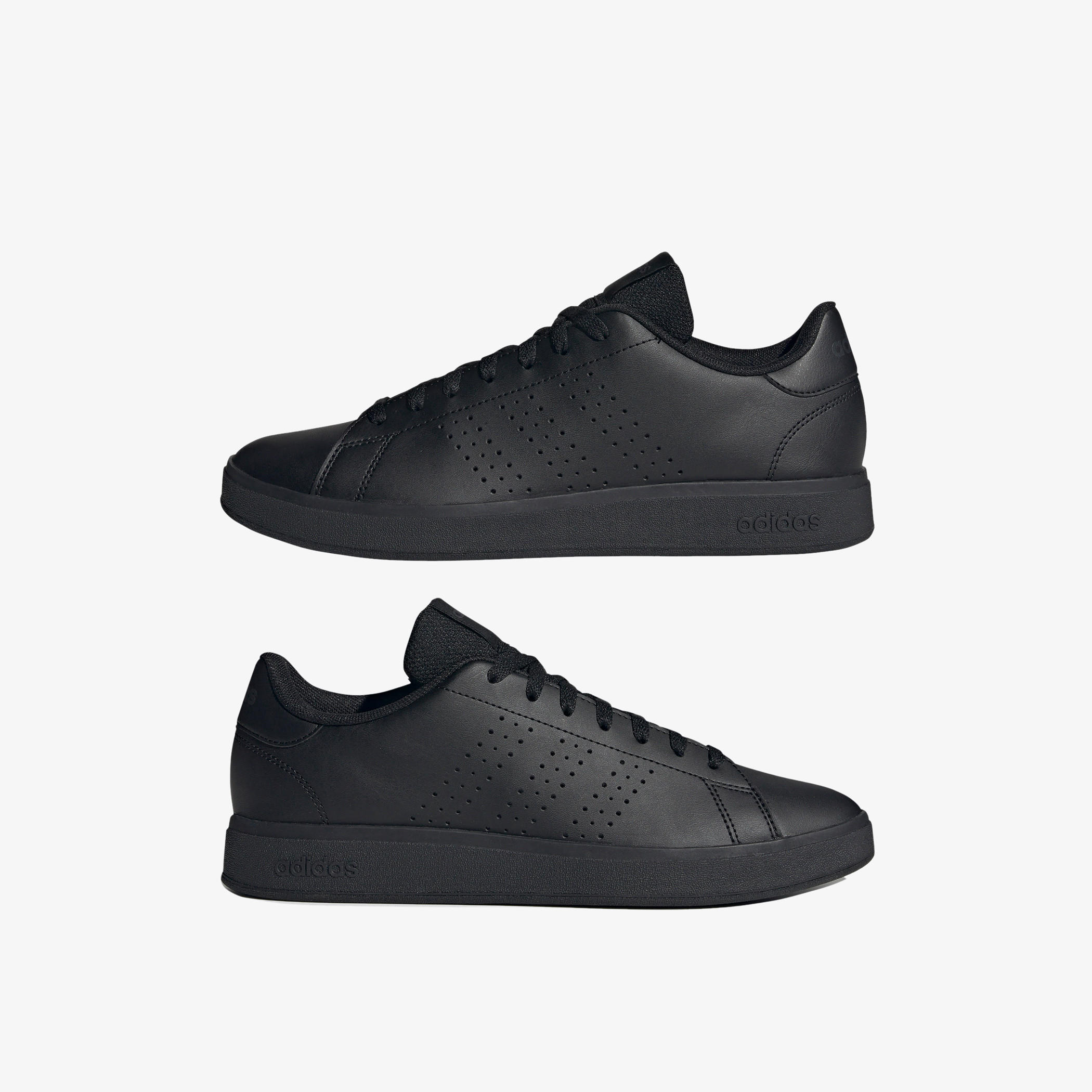 Adidas Men's Solid Sneakers with Lace-Up Closure - Advantage Base 2.0-men-shoes-sneakers-image-2