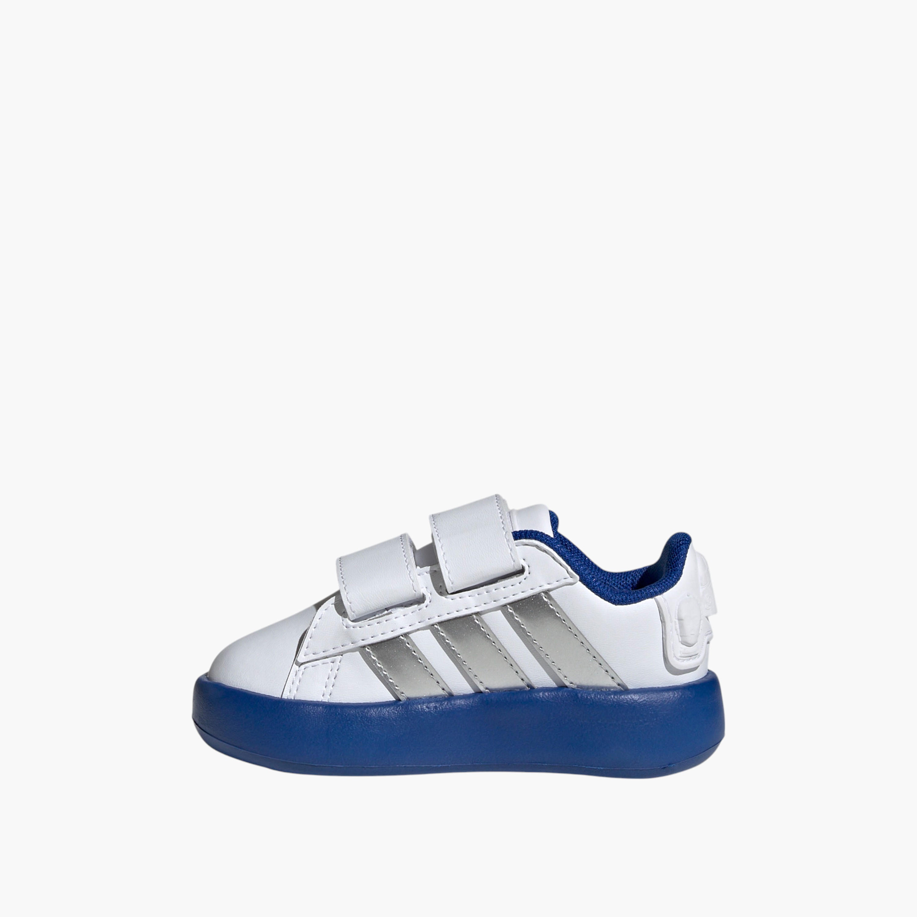 adidas Kids Droids Grand Court Cf I Hook & Loop Ankle Sneakers Durable Shoes-sports-boys-shoes-image-5