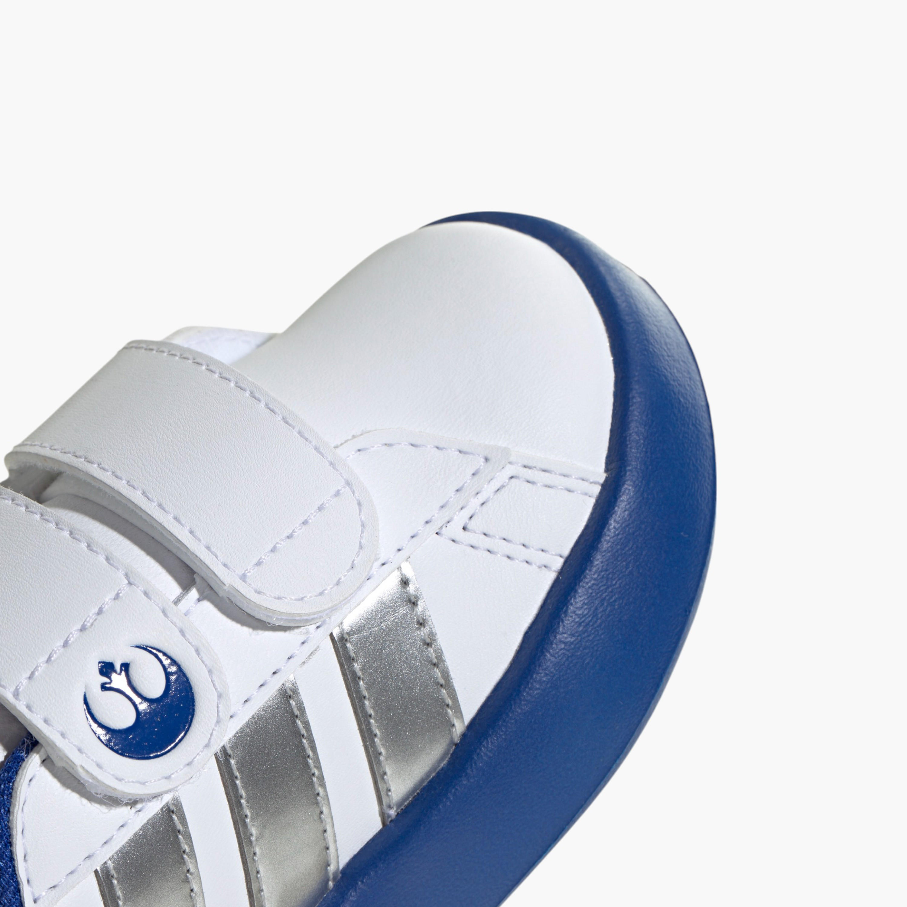 adidas Kids Droids Grand Court Cf I Hook & Loop Ankle Sneakers Durable Shoes-sports-boys-shoes-image-7