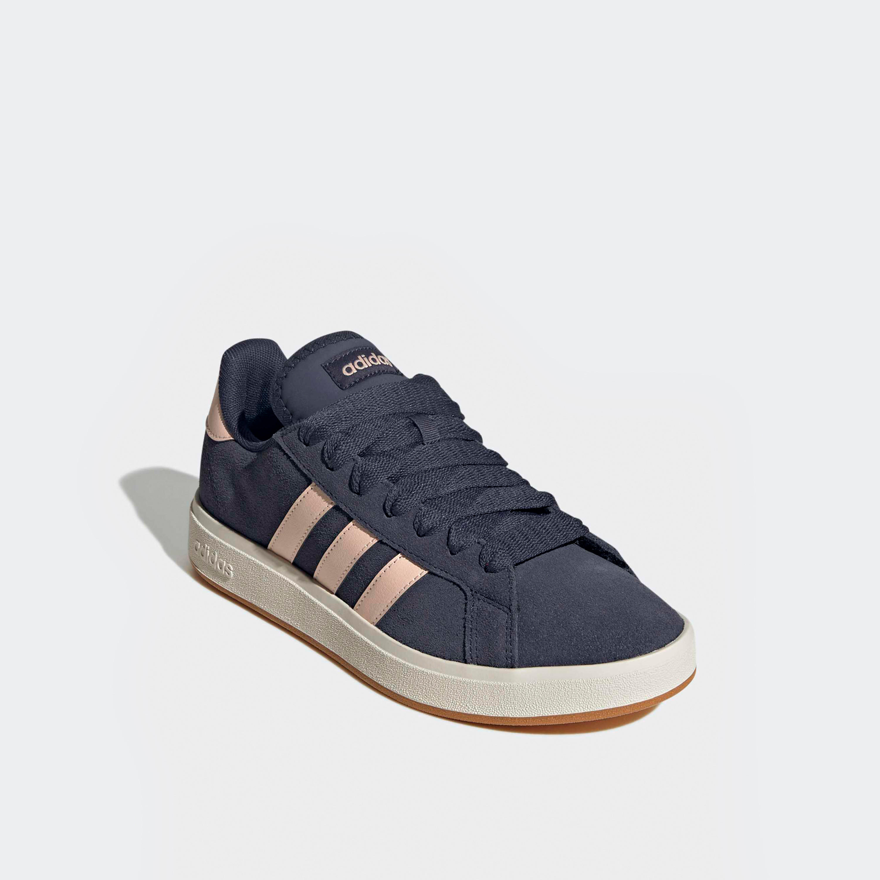 Adidas Women Grand Court Base 00s Lace-Up Ankle Sneakers-sports-women-shoes-image-1