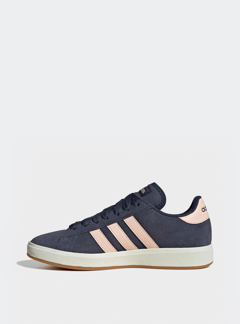 Adidas Women Grand Court Base 00s Lace-Up Ankle Sneakers-sports-women-shoes-image-3