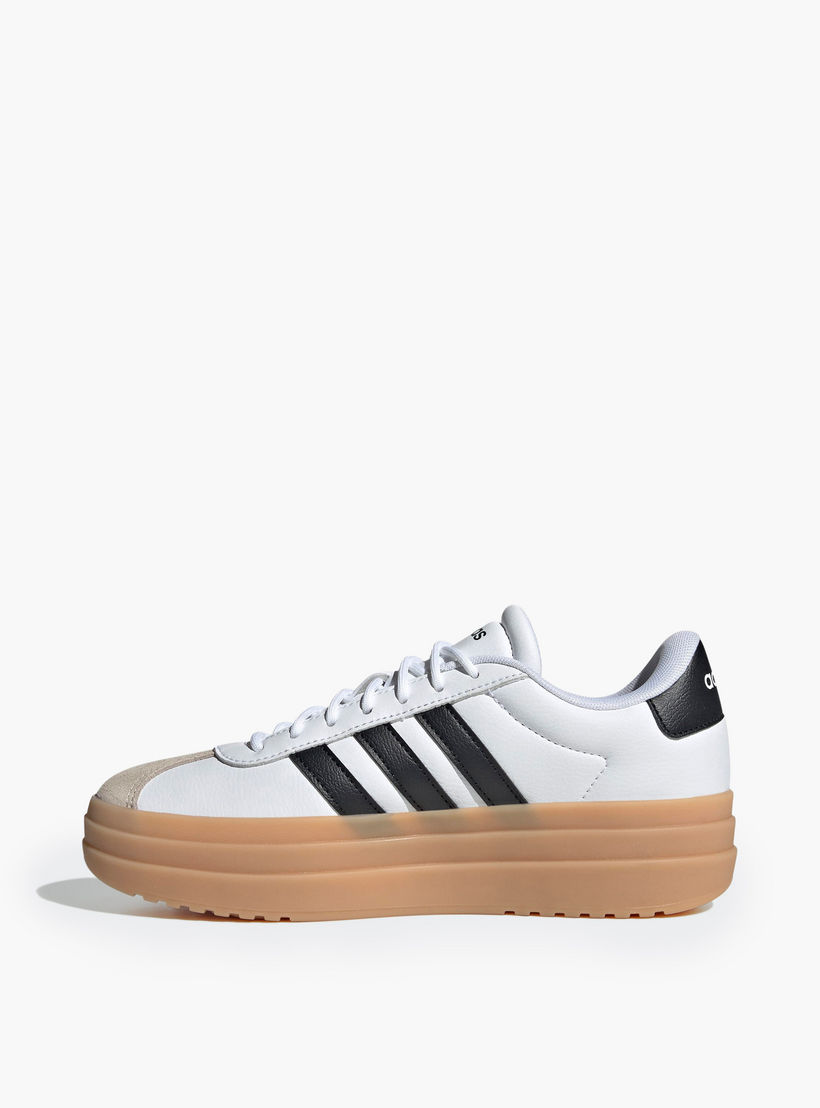 Adidas Women VL COURT BOLD Panelled Lace-Up Sneakers-women-shoes-sneakers-image-10