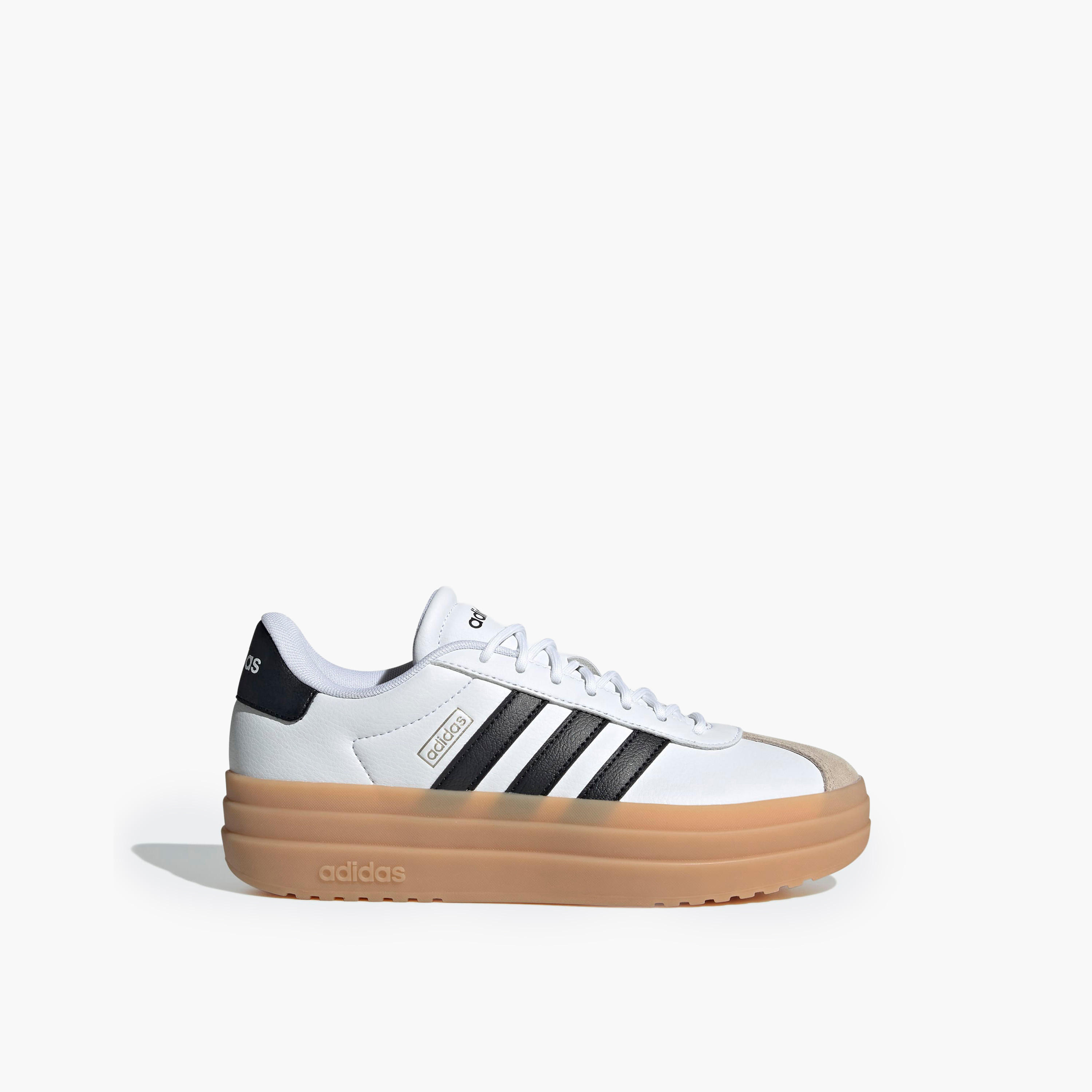 Adidas Women VL COURT BOLD Panelled Lace-Up Sneakers-women-shoes-sneakers-image-4