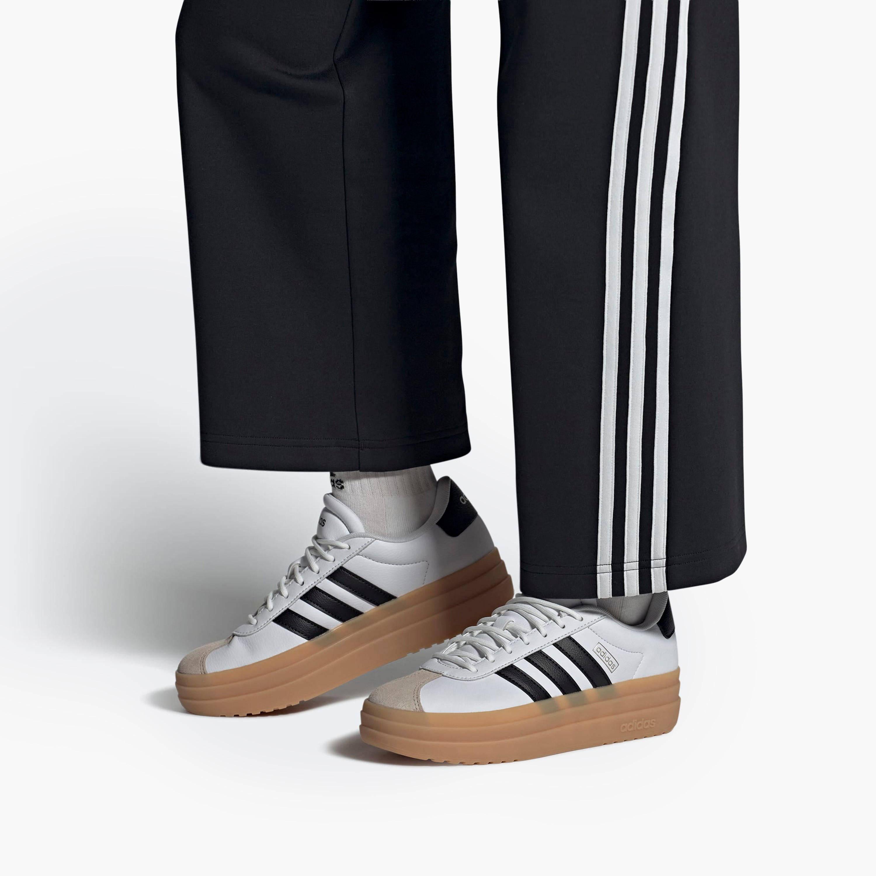 Adidas Women VL COURT BOLD Panelled Lace-Up Sneakers-women-shoes-sneakers-image-5
