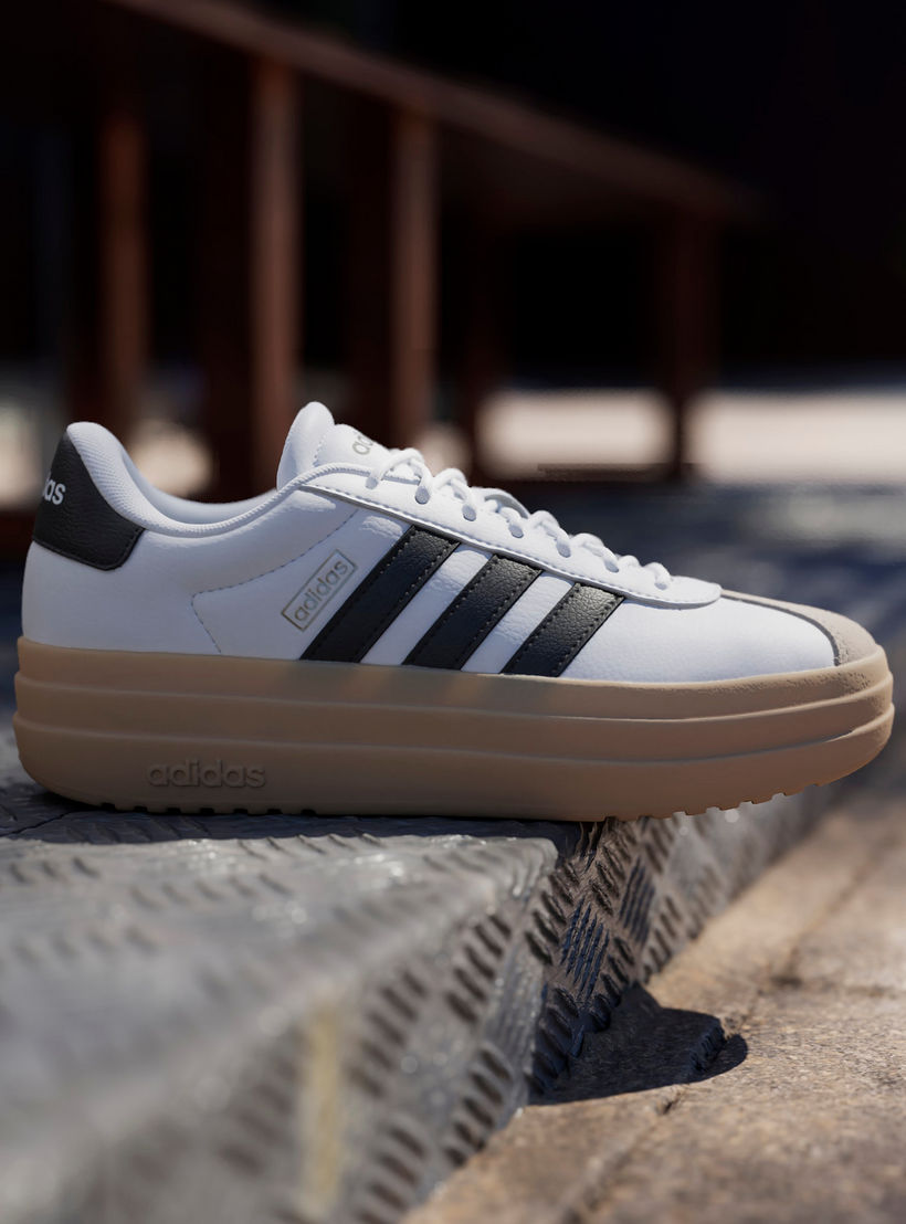 Adidas Women VL COURT BOLD Panelled Lace-Up Sneakers-women-shoes-sneakers-image-6