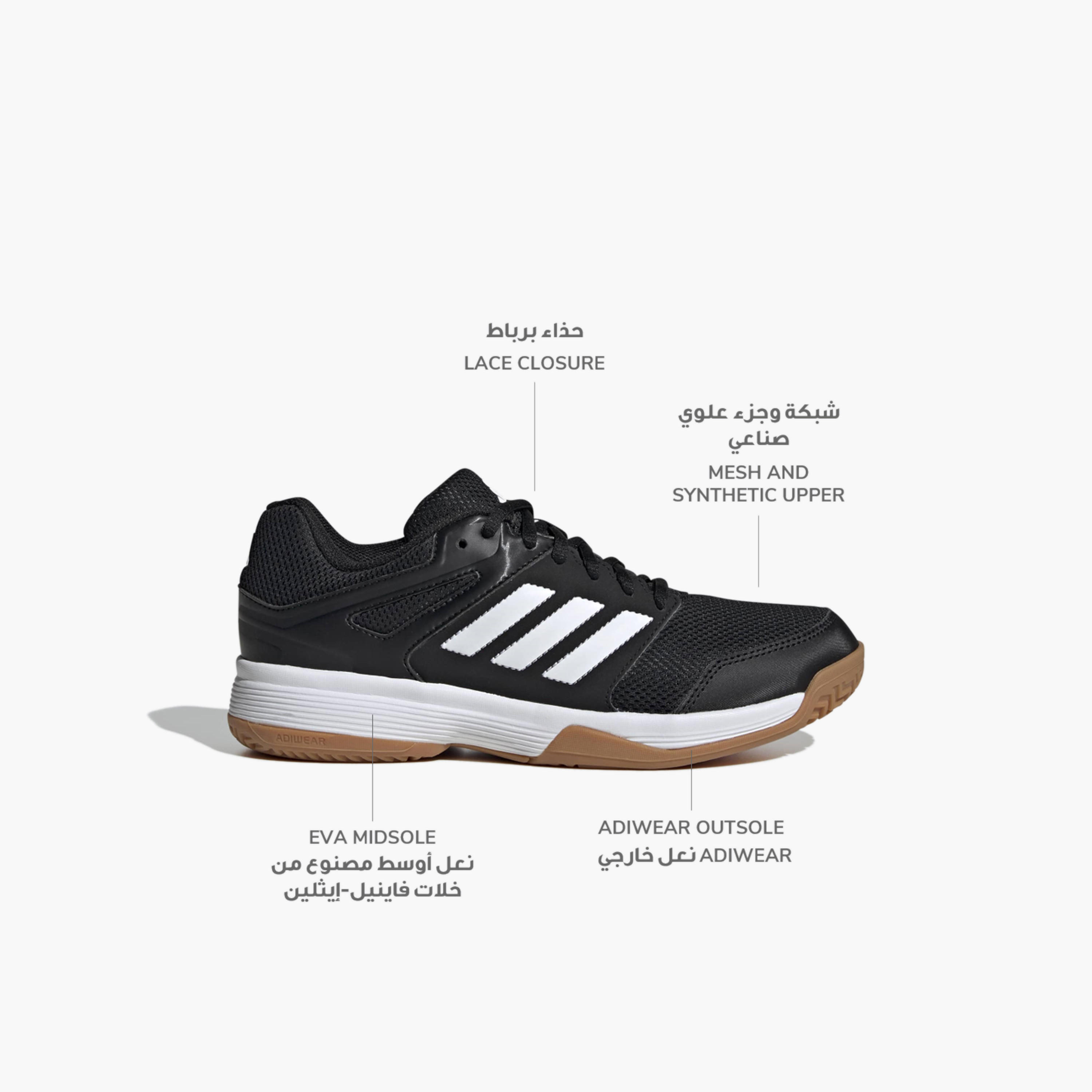 Adidas Women Speedcourt Lace-Up Badminton Shoes-women-shoes-sports-image-2