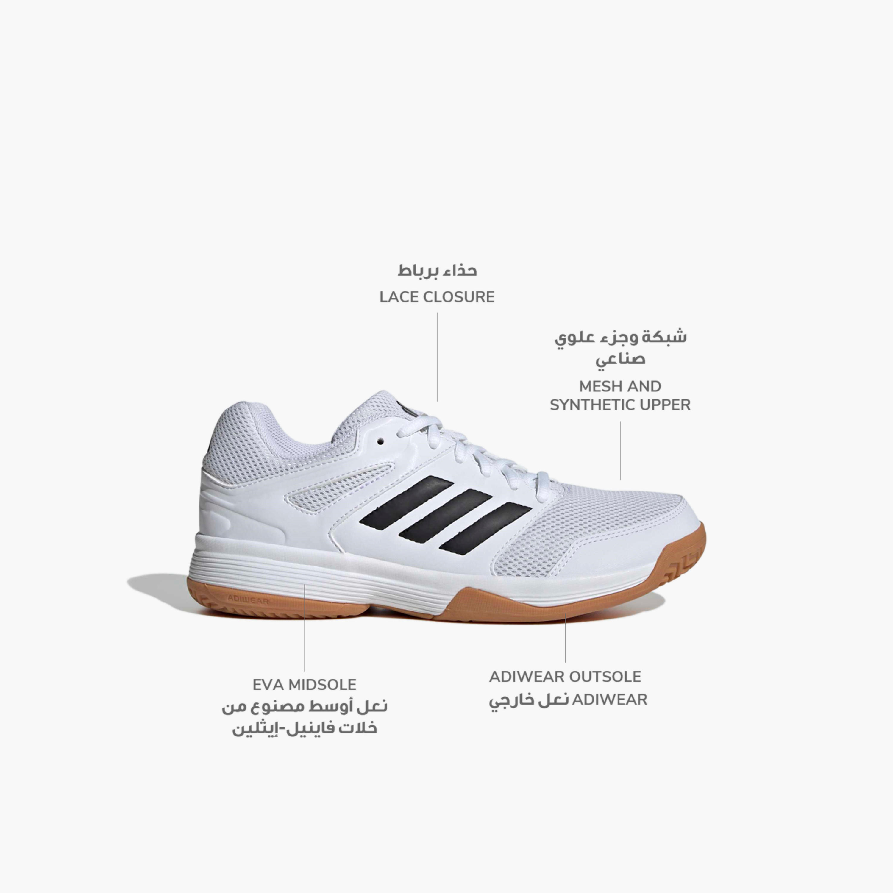 Adidas Women Speedcourt Lace-Up Badminton Shoes-women-shoes-sports-image-2