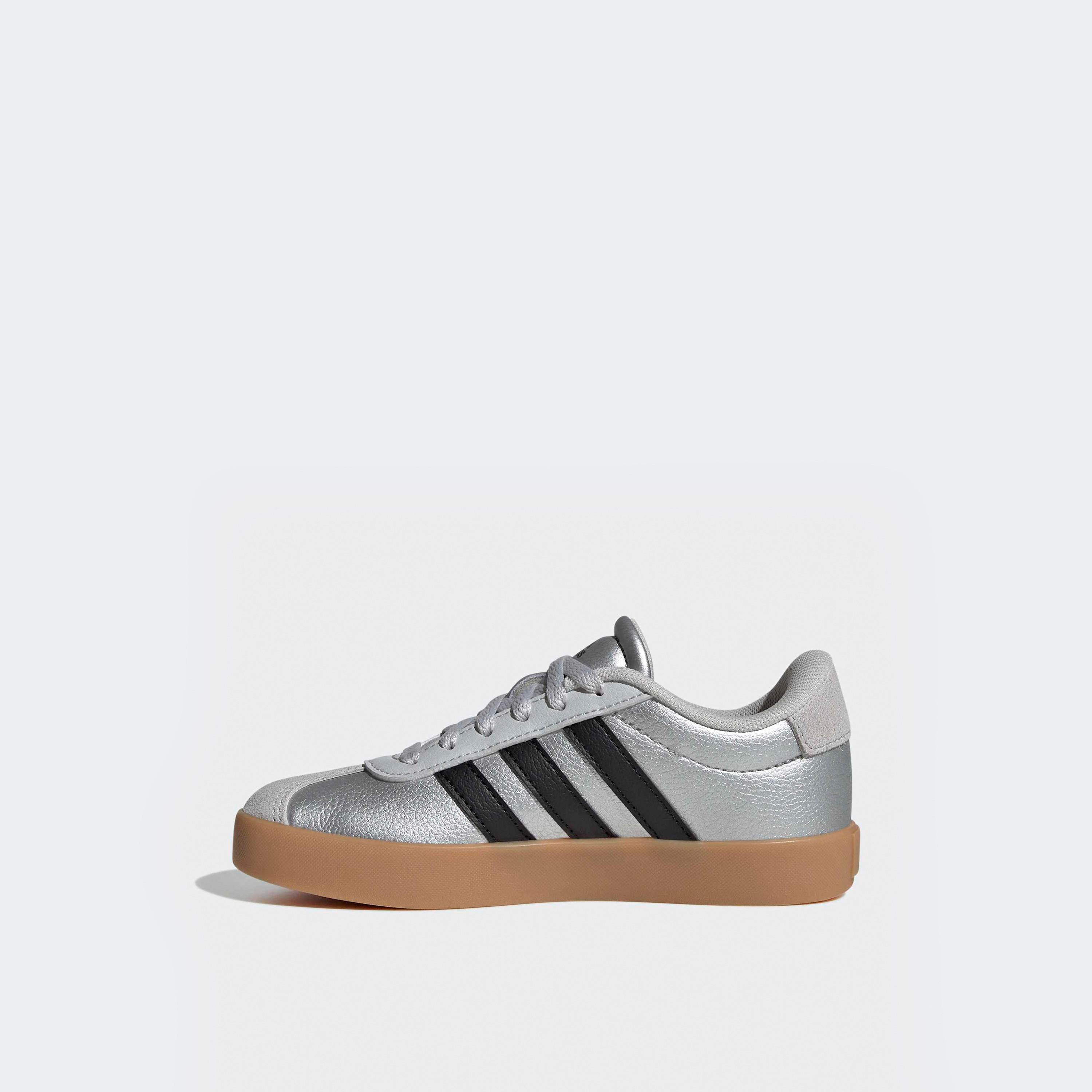 Adidas Kids VL Court 3.0 Lace-Up Sneakers-girls-shoes-sneakers-image-3