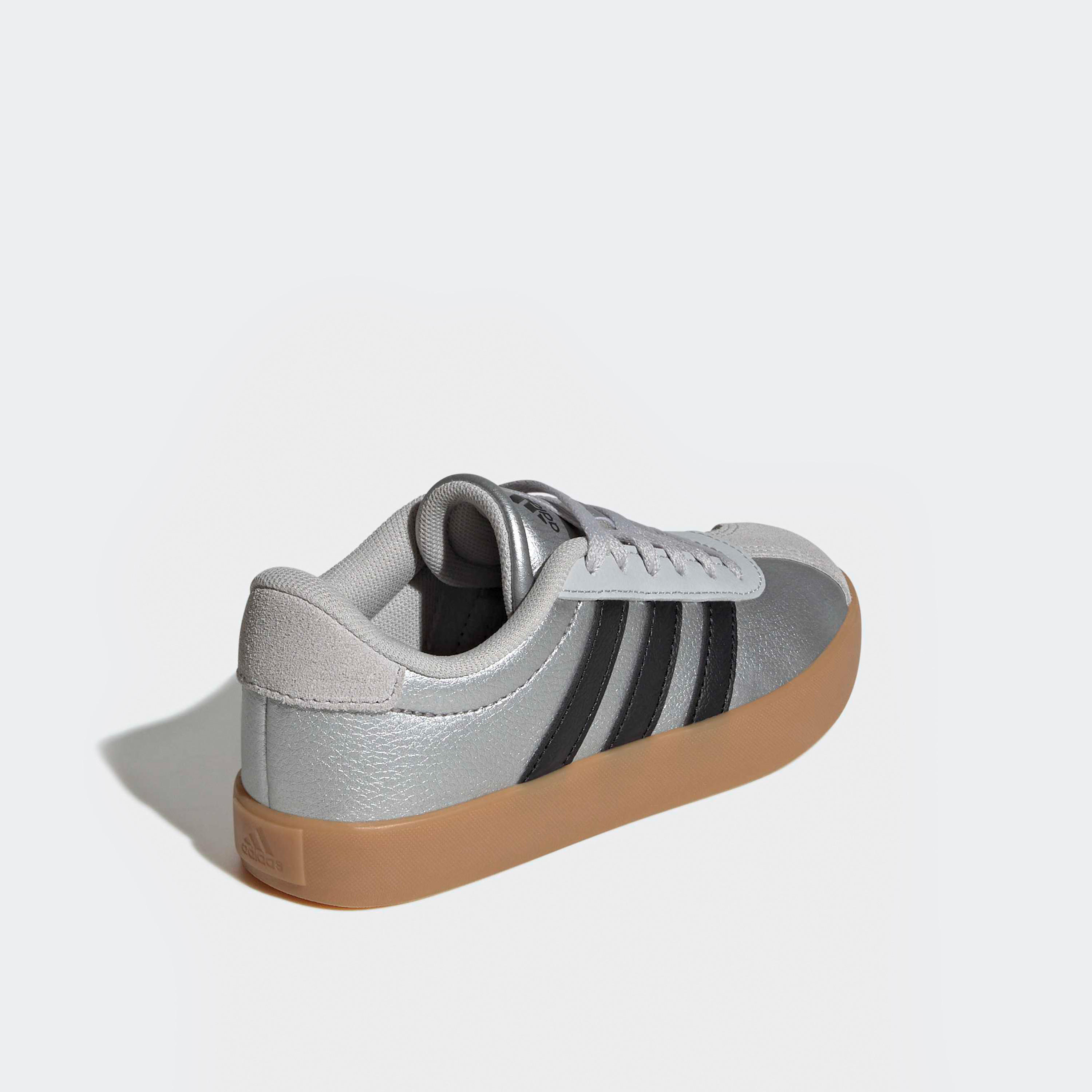 Adidas Kids VL Court 3.0 Lace-Up Sneakers-girls-shoes-sneakers-image-5