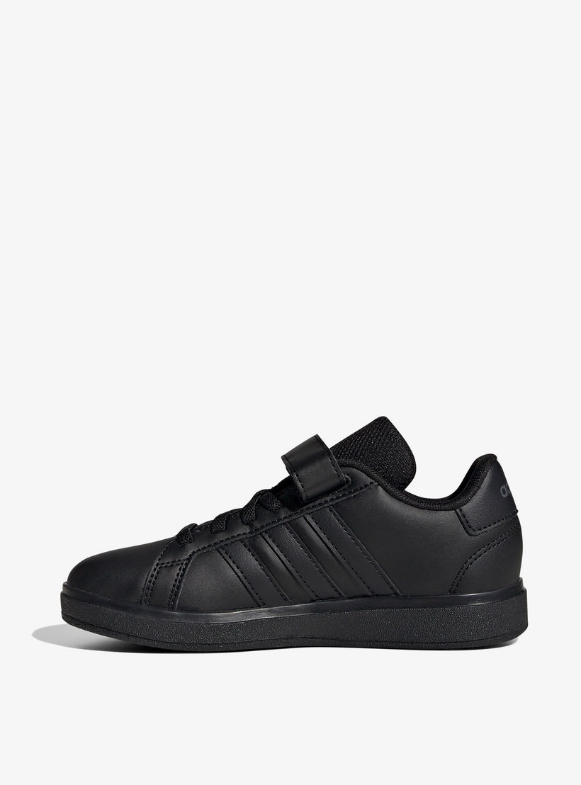 حذاء مدرسي بارز الملمس بشريط إغلاق لاصق للأطفال من أديداس - Grand Court 2.0 EL C-boys-shoes-schoolshoes-image-5