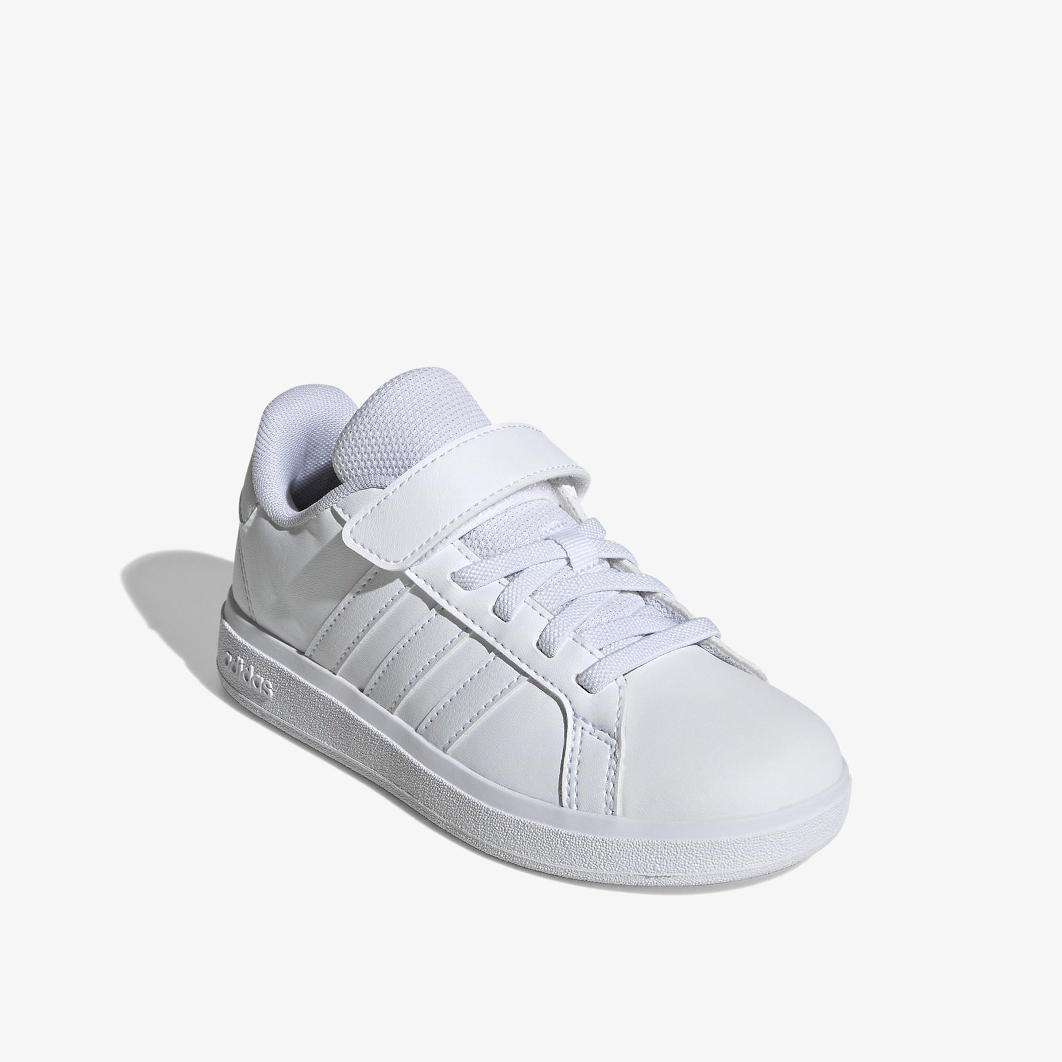 حذاء مدرسي سادة بشريط إغلاق للأولاد من أديداس - GRAND COURT 2.0 EL C-boys-shoes-schoolshoes-image-1