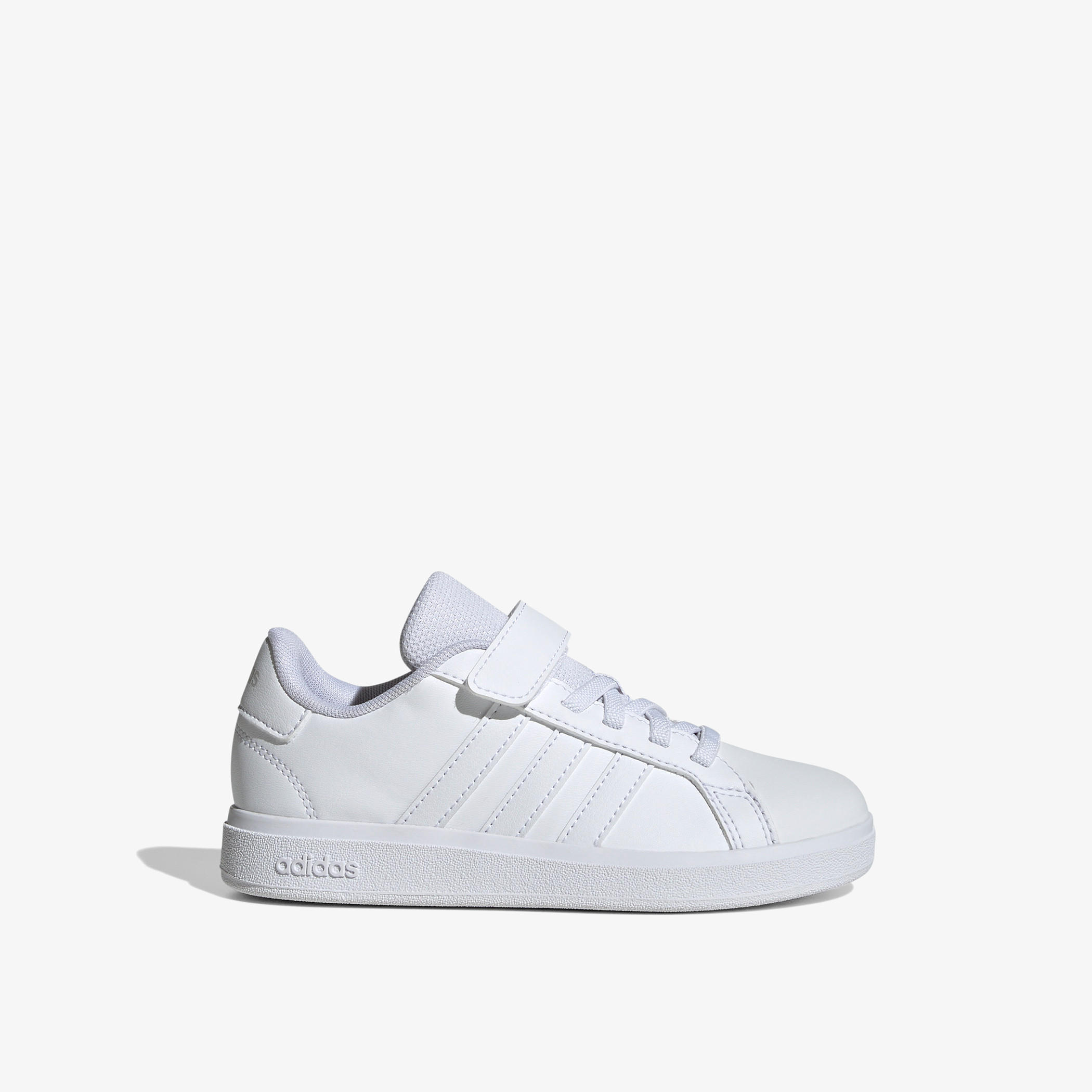 حذاء مدرسي سادة بشريط إغلاق للأولاد من أديداس - GRAND COURT 2.0 EL C-boys-shoes-schoolshoes-image-2