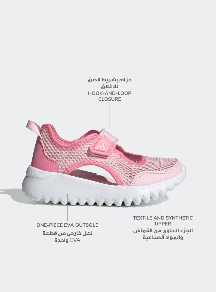 حذاء سنيكرز بشريط إغلاق لاصق سمرفليكس للبنات من أديداس-girls-shoes-sneakers-image-2