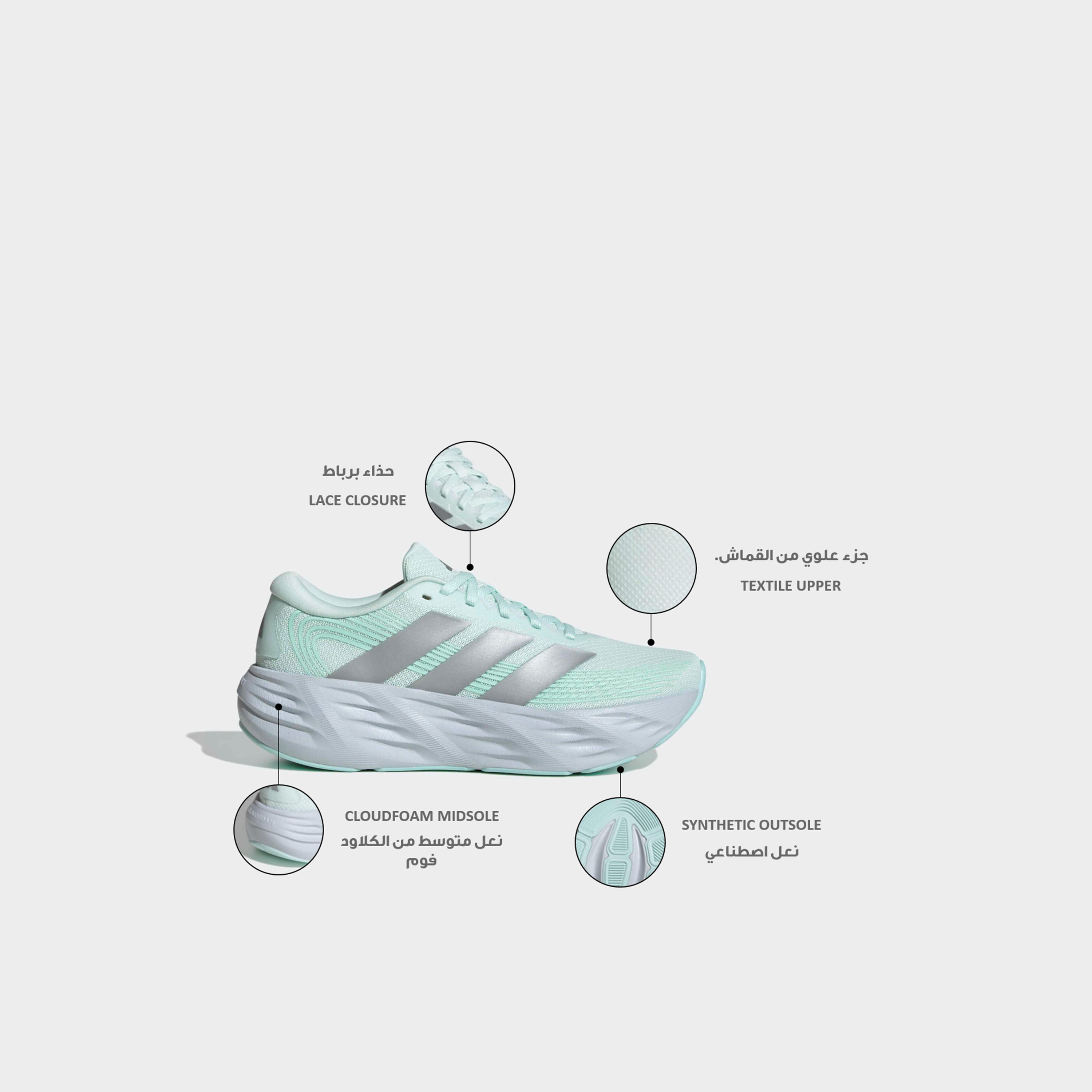 Adidas Women Galaxy 8 Cloudfoam Lace-Up Running Shoes-sports-women-shoes-image-2