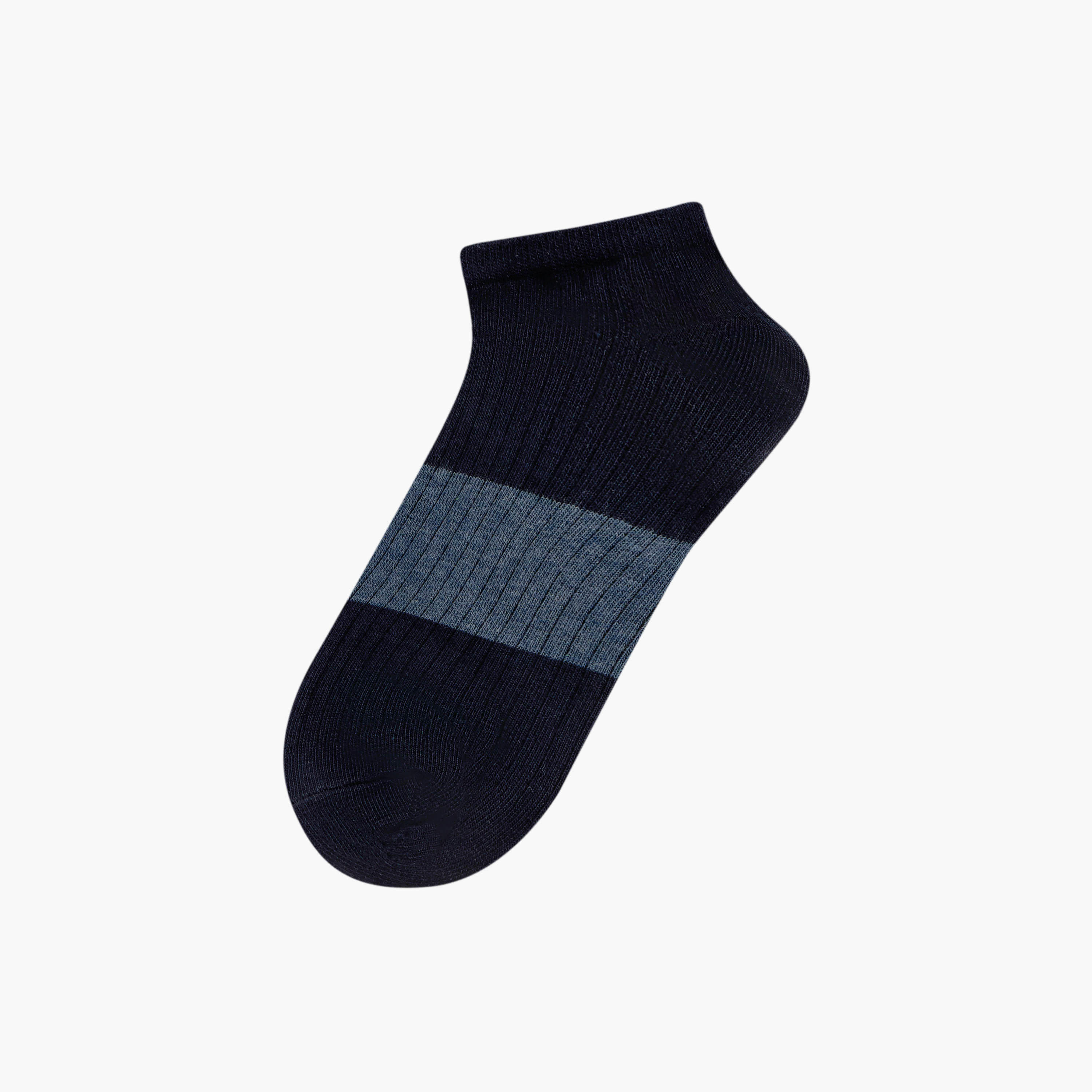 Duchini Textured Ankle Length Socks - Set of 5-men-socks-image-2