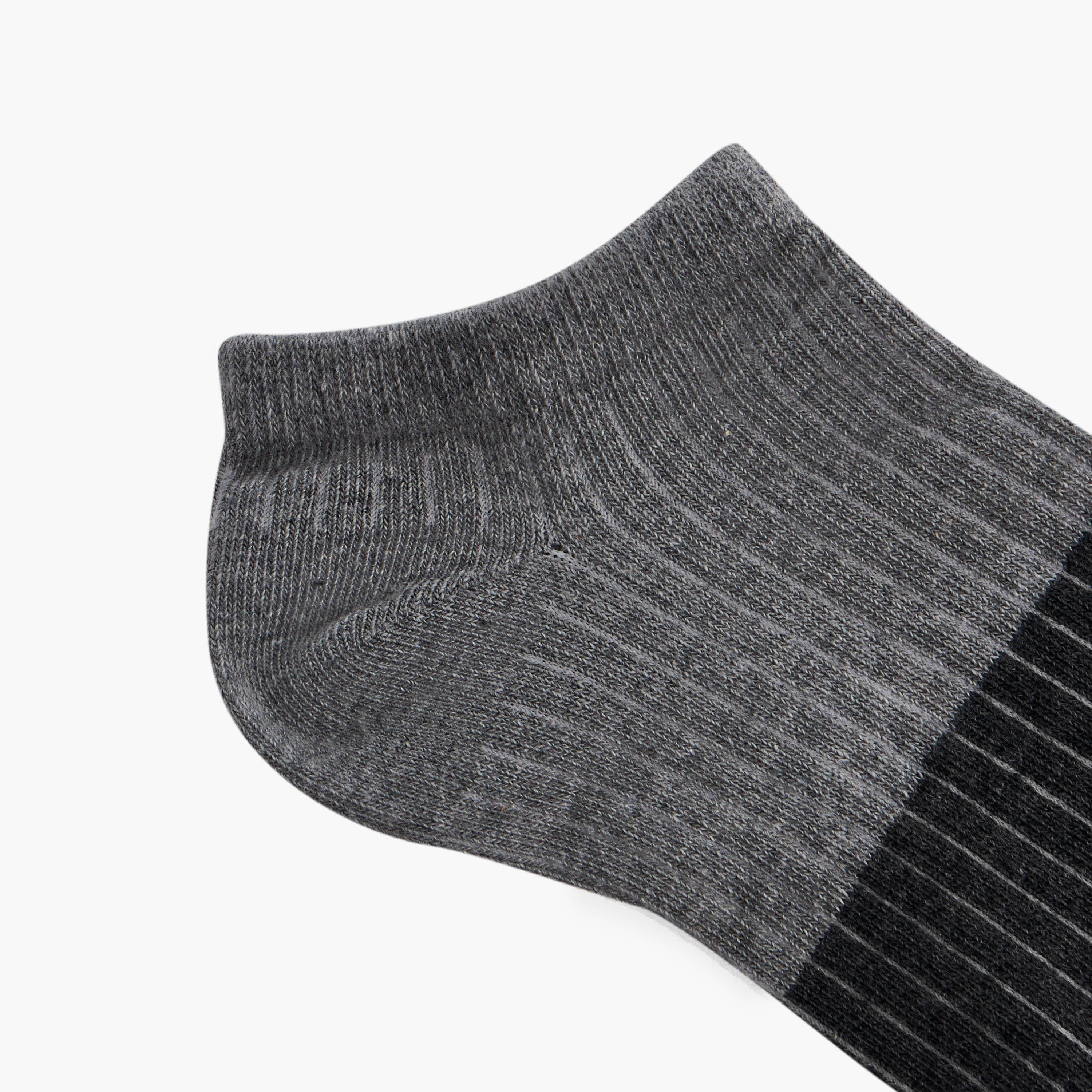 Duchini Textured Ankle Length Socks - Set of 5-men-socks-image-5