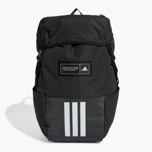 adidas Logo Print School Backpack with Shoulder Straps and Side Release Buckle Closure -16x30x50 cm-school-image-1