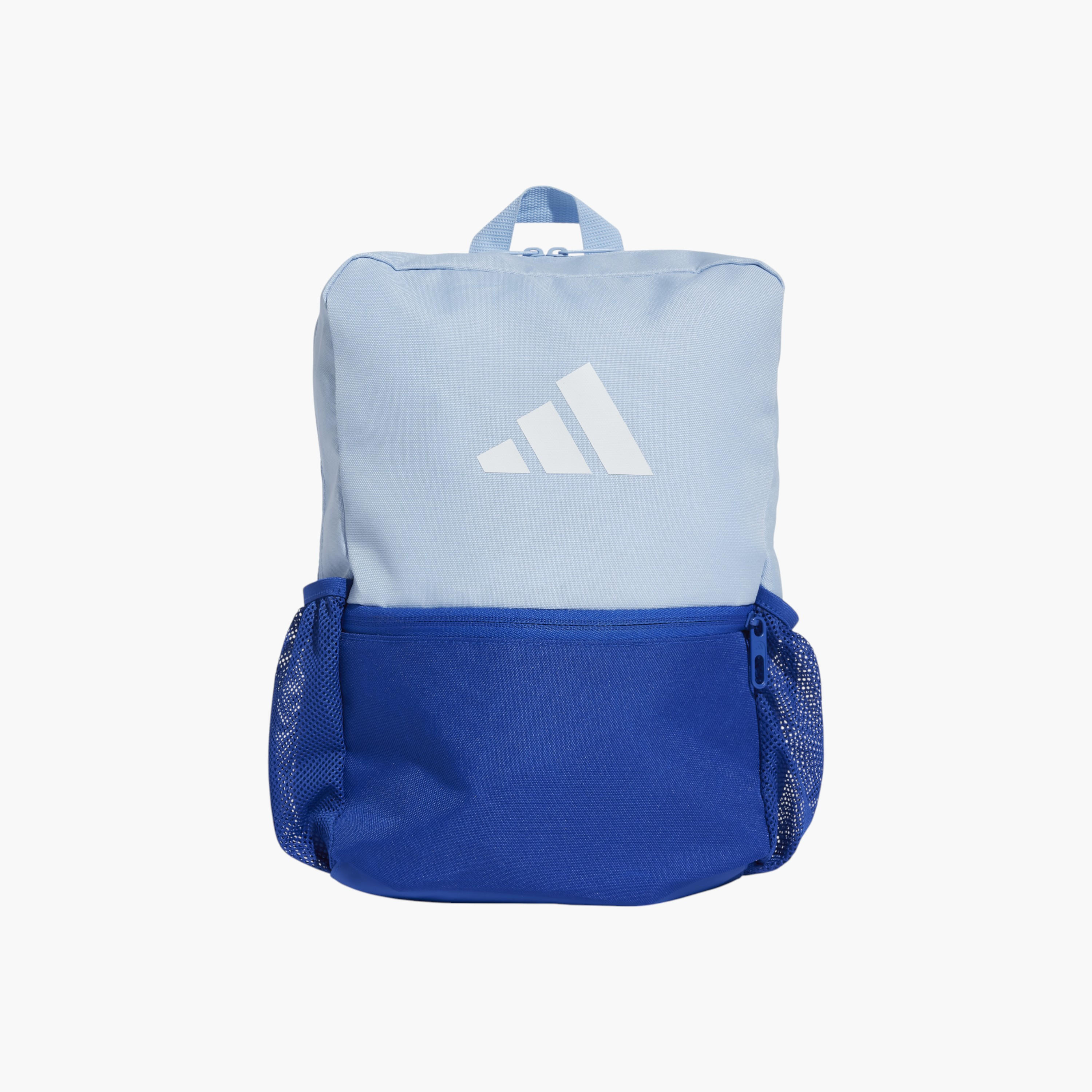 adidas Logo Print School Backpack with Adjustable Straps and Zip Closure-school-bagsandbackpacks-backpacks-image-1