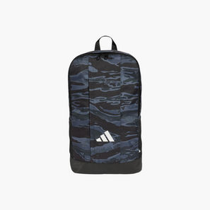 adidas Logo Print School Backpack with Adjustable Shoulder Straps and Zip Closure-school-image-1