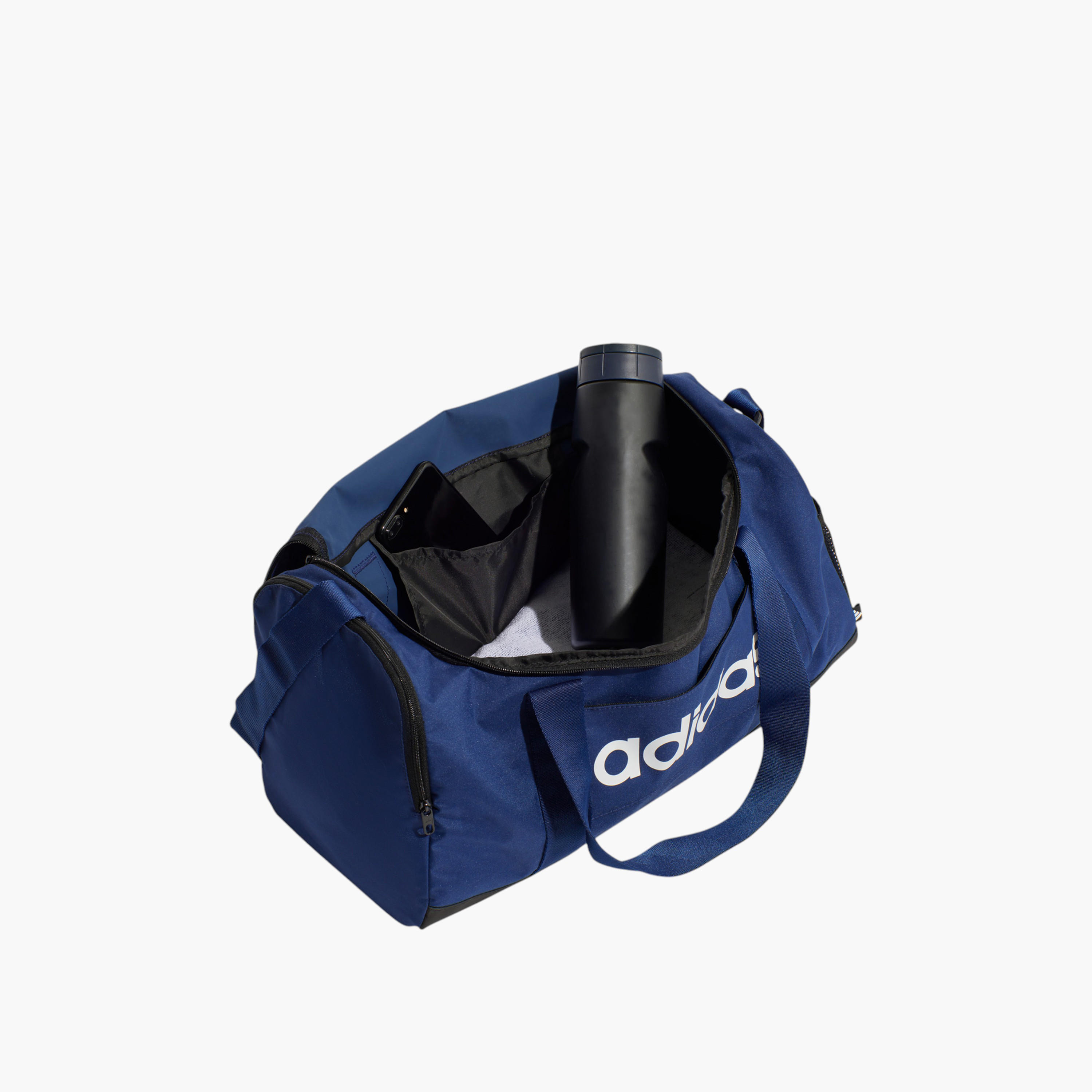 حقيبة لوجو برينت دافل مع سحاب إغلاق ومقبض مزدوج من أديداس - IN6111-travel-luggagesandbags-dufflebags-image-3
