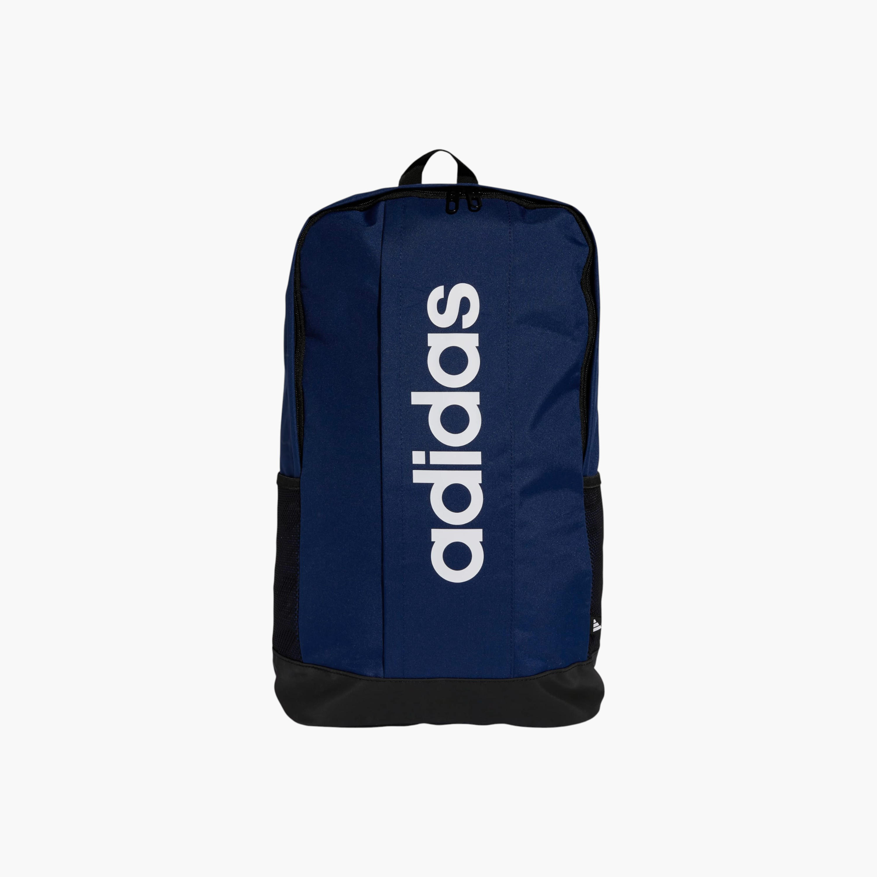 adidas Logo Print School Backpack with Adjustable Straps and Zip Closure-boys-accessories-bagsandbackpacks-image-1