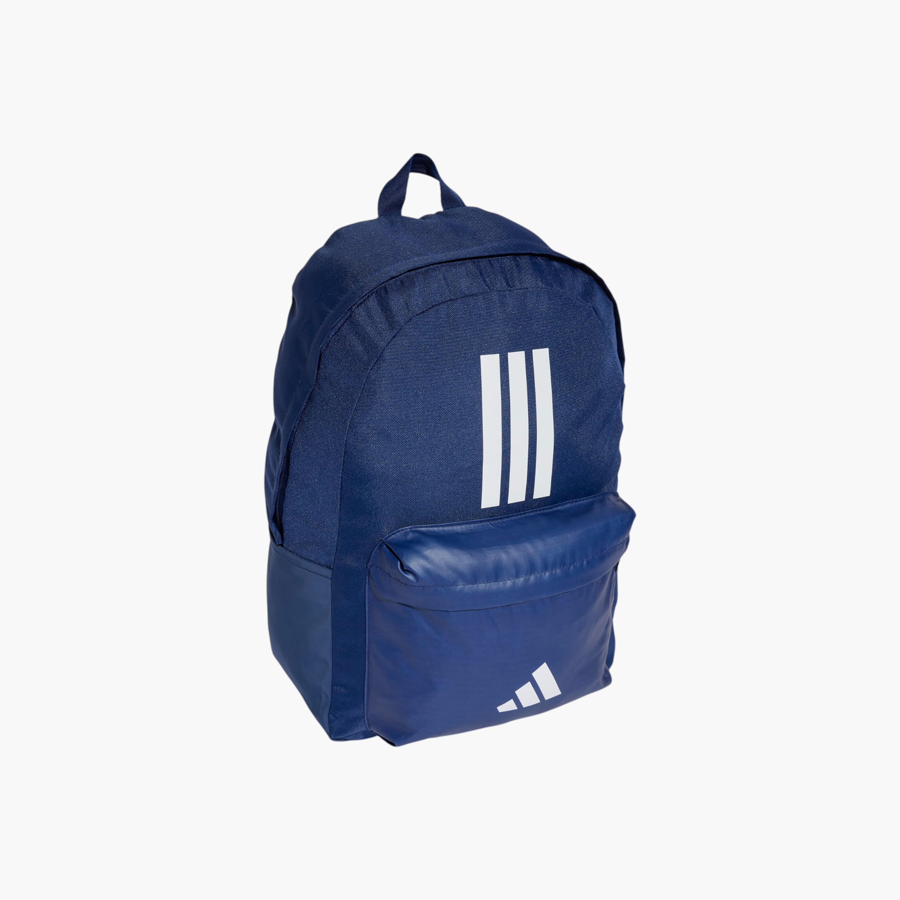 adidas Logo Print School Backpack with Adjustable Straps and Zip Closure-school-bagsandbackpacks-backpacks-image-3