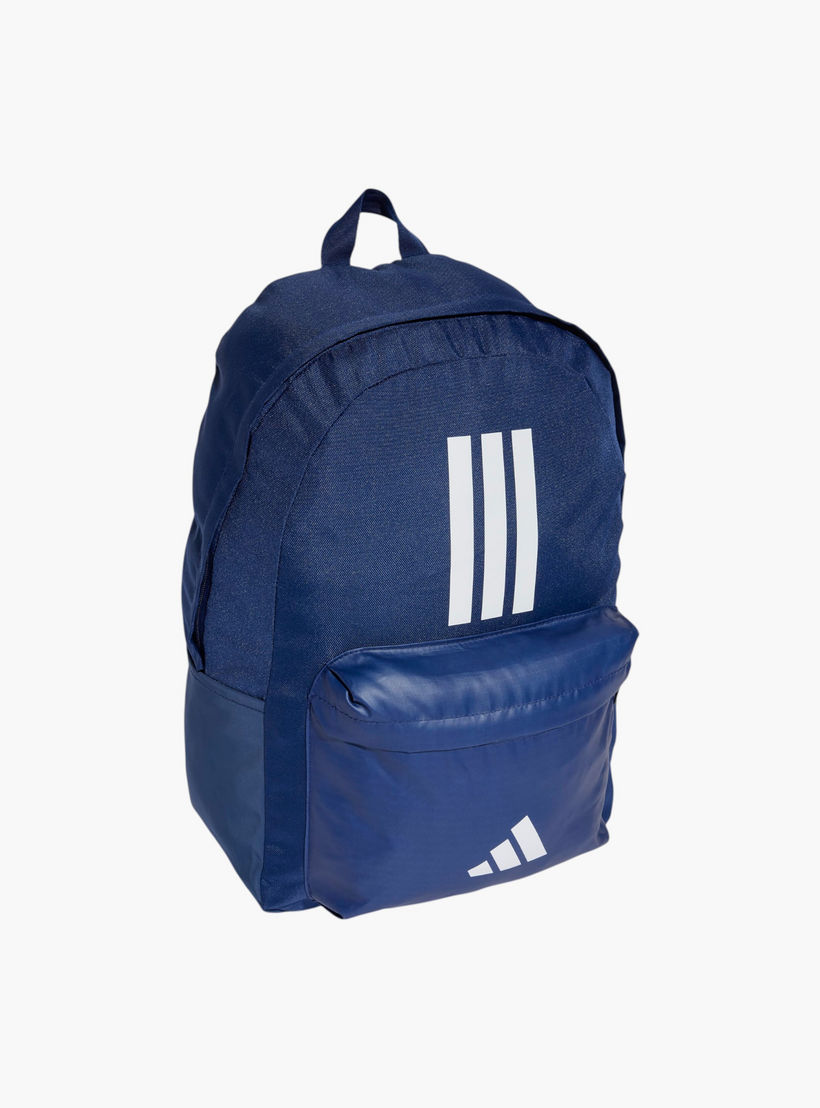 adidas Logo Print School Backpack with Adjustable Straps and Zip Closure-school-bagsandbackpacks-backpacks-image-3