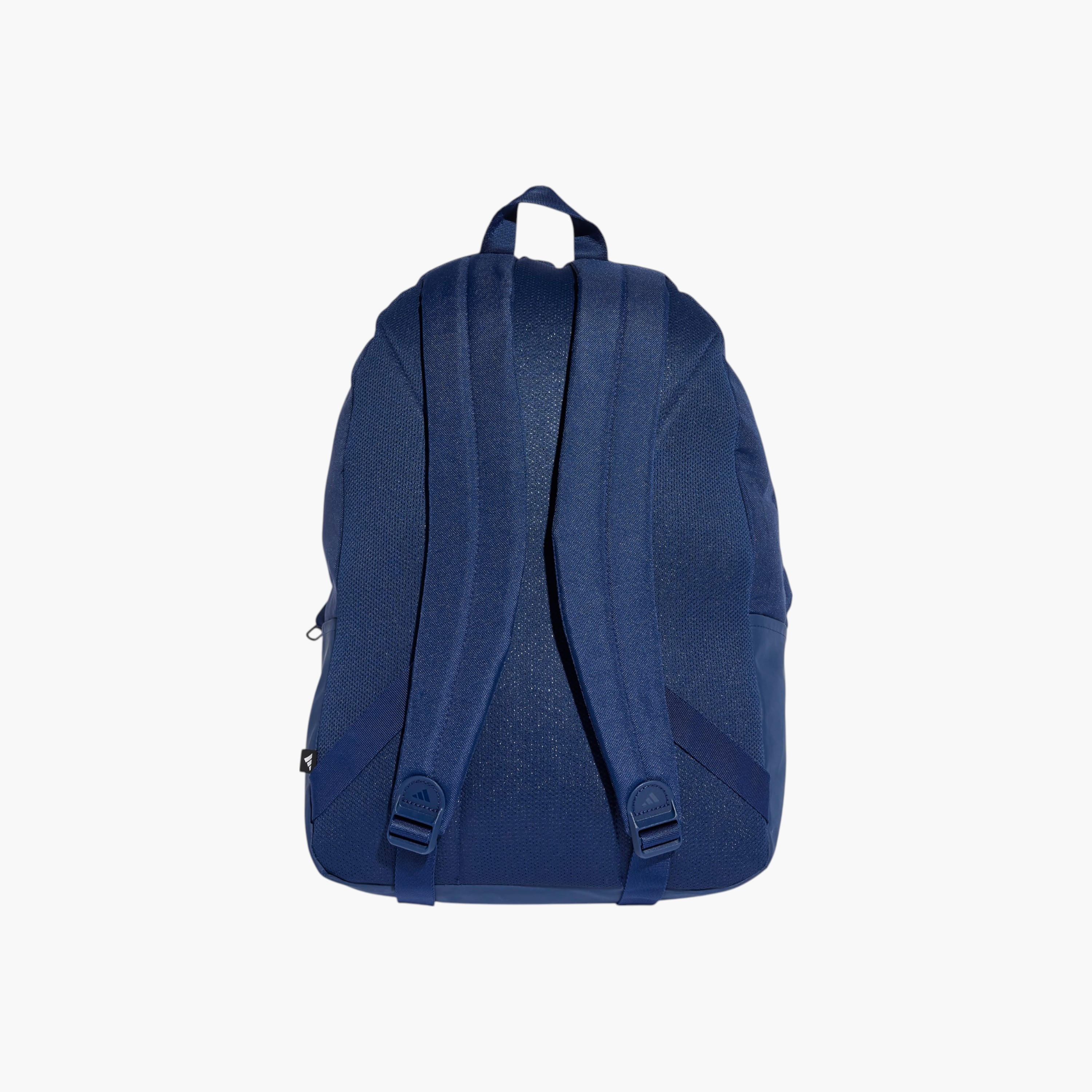 adidas Logo Print School Backpack with Adjustable Straps and Zip Closure-school-bagsandbackpacks-backpacks-image-7