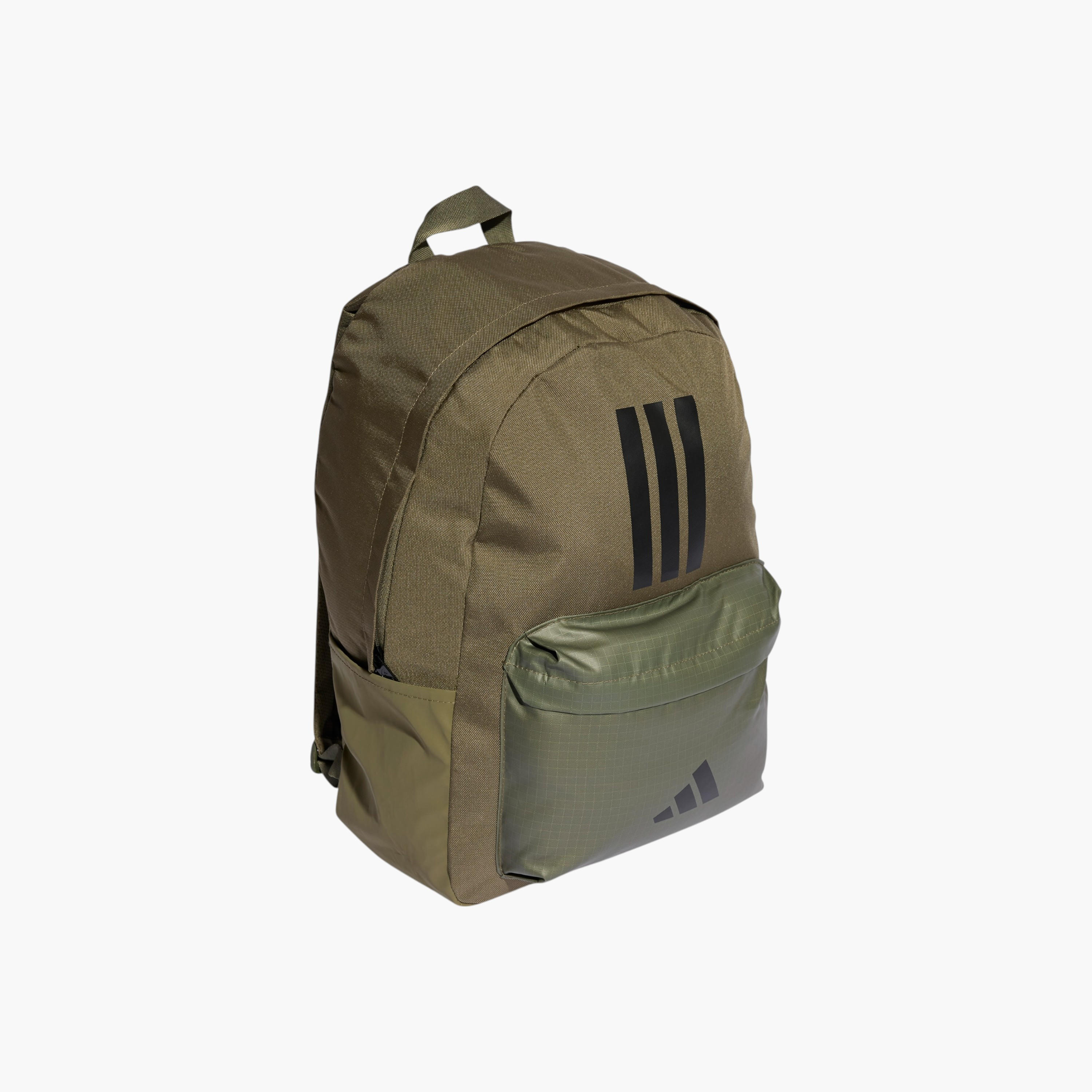 adidas Logo Print School Backpack with Adjustable Straps and Zip Closure-boys-accessories-bagsandbackpacks-image-3