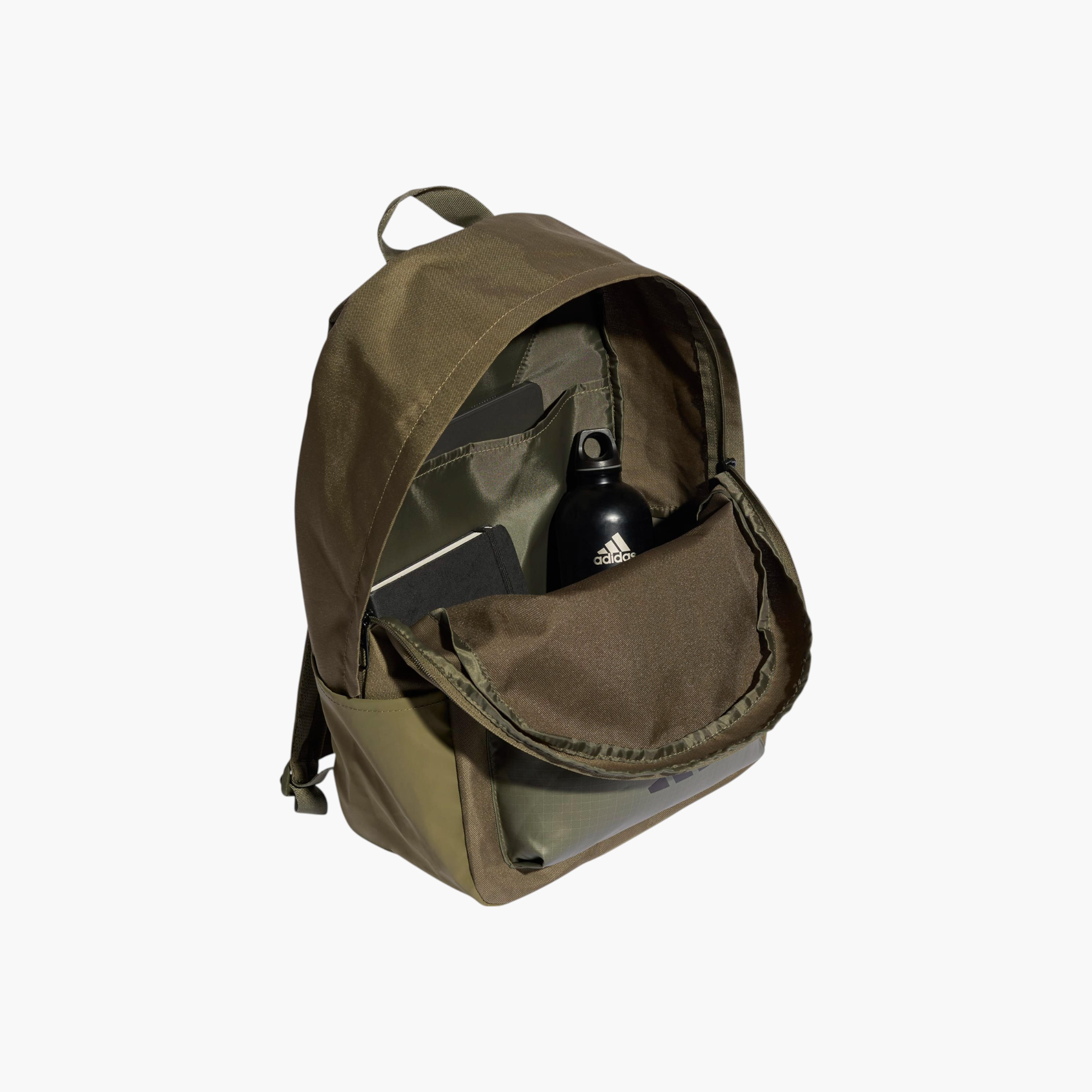 adidas Logo Print School Backpack with Adjustable Straps and Zip Closure-boys-accessories-bagsandbackpacks-image-4