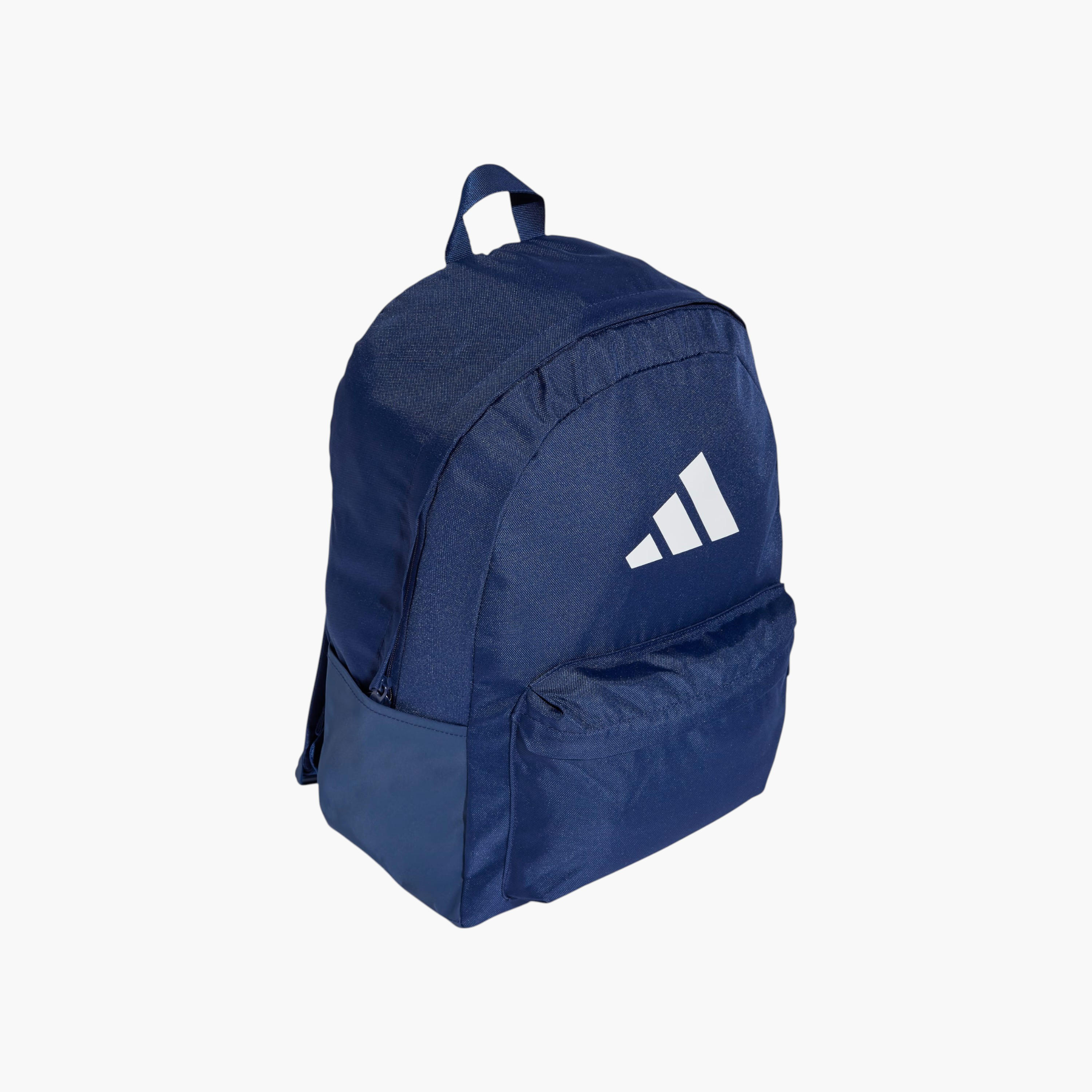 adidas Logo Print School Backpack with Adjustable Straps and Zip Closure-school-bagsandbackpacks-backpacks-image-3