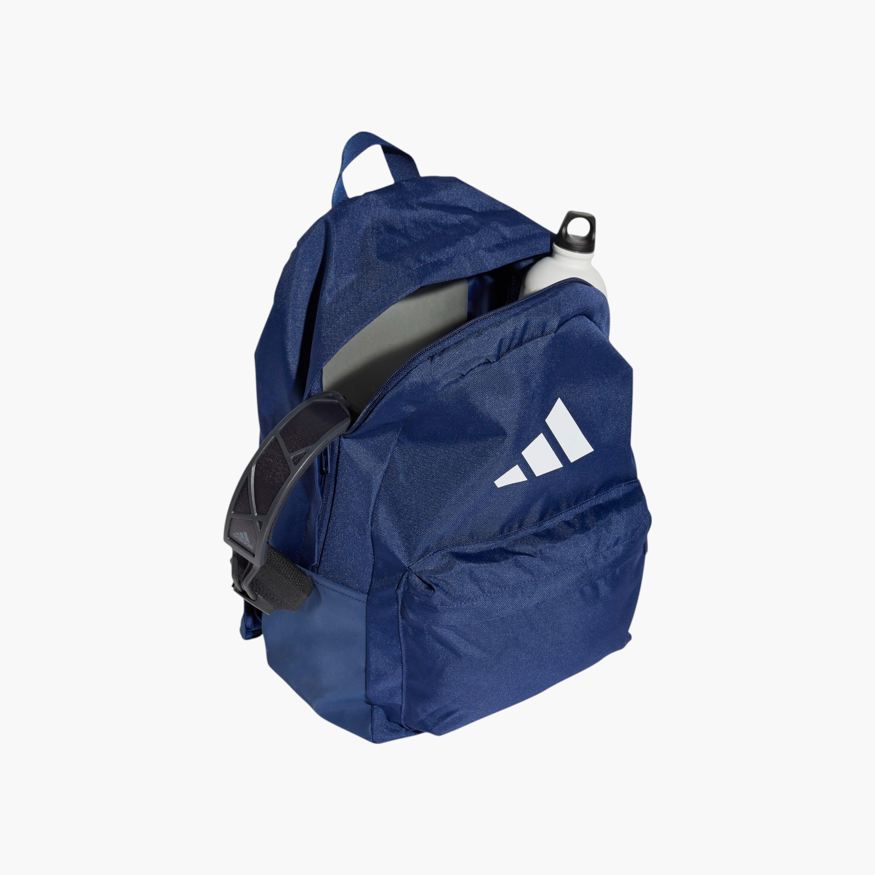 adidas Logo Print School Backpack with Adjustable Straps and Zip Closure-school-bagsandbackpacks-backpacks-image-4