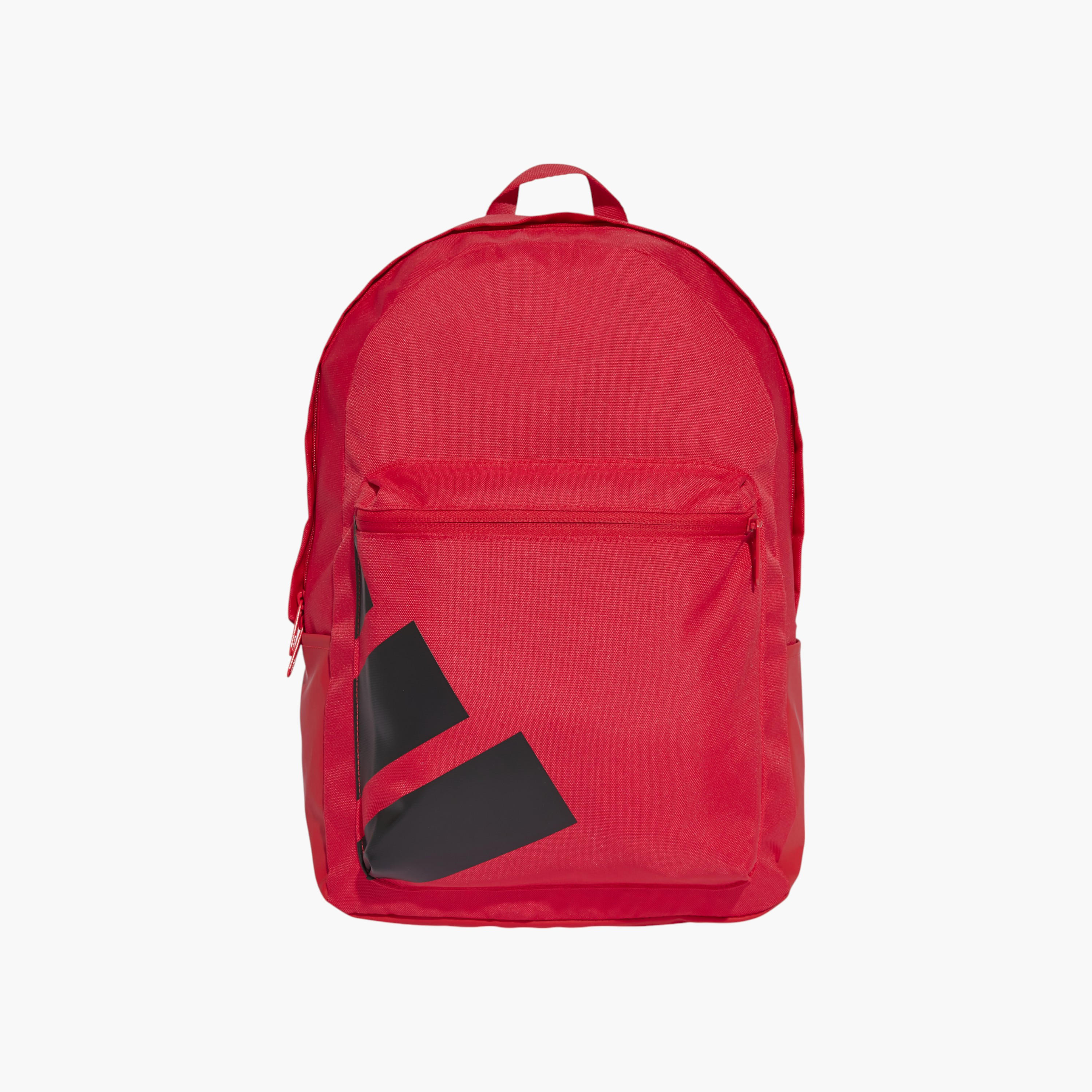 شنطة ظهر مدرسية بحمالات قابلة للتعديل وسحاب إغلاق وطبعات شعار من أديداس-boys-accessories-bagsandbackpacks-image-1