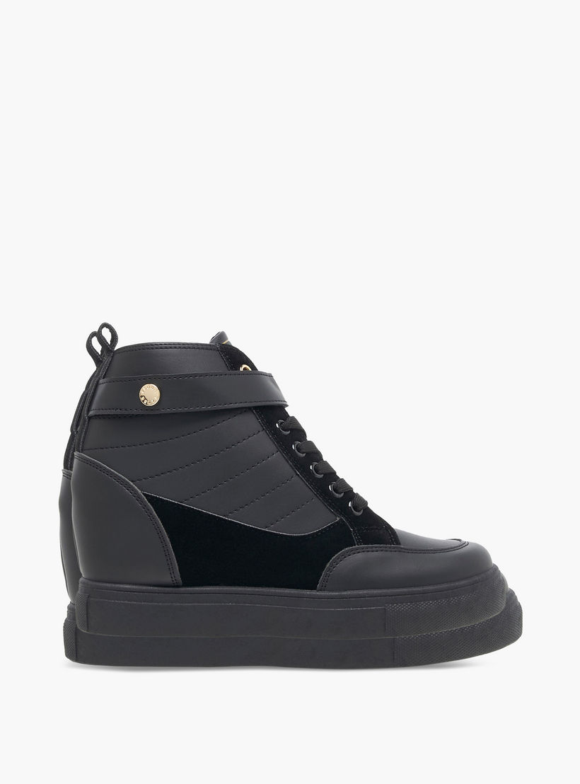 Flora Bella Panelled Sneakers with Hook and Loop Closure-women-shoes-sneakers-image-3