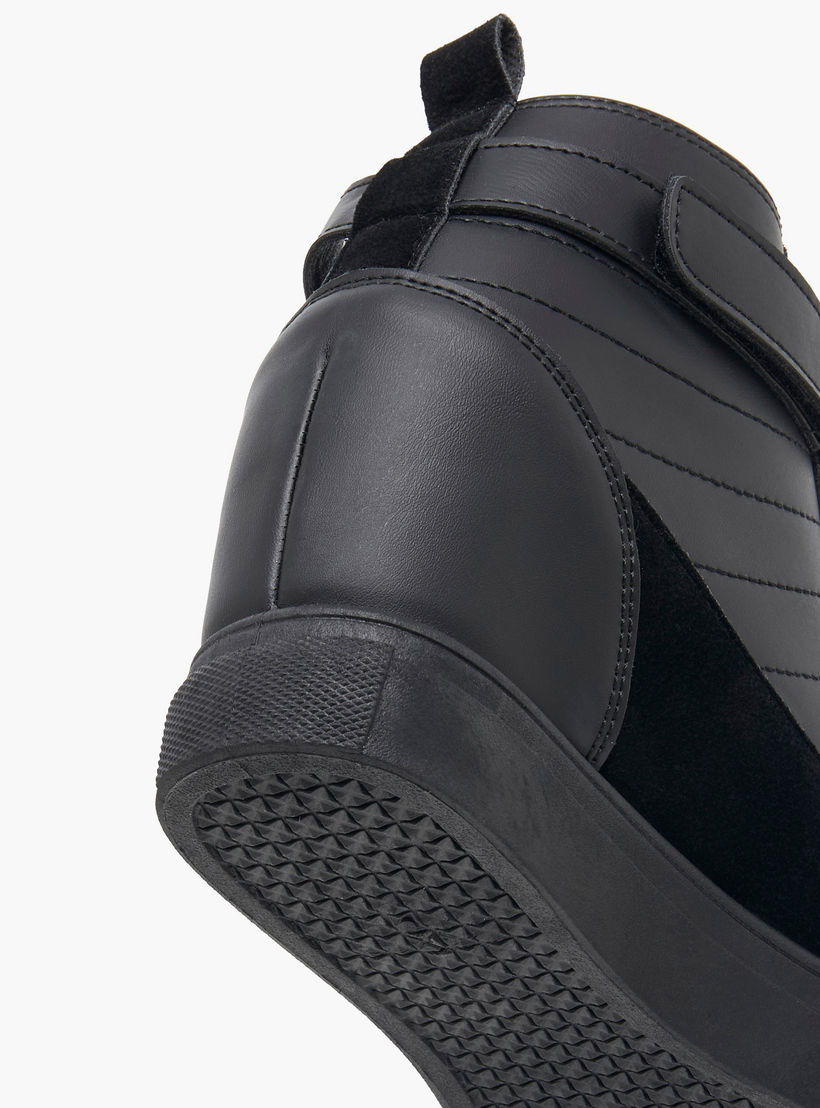 Flora Bella Panelled Sneakers with Hook and Loop Closure-women-shoes-sneakers-image-6
