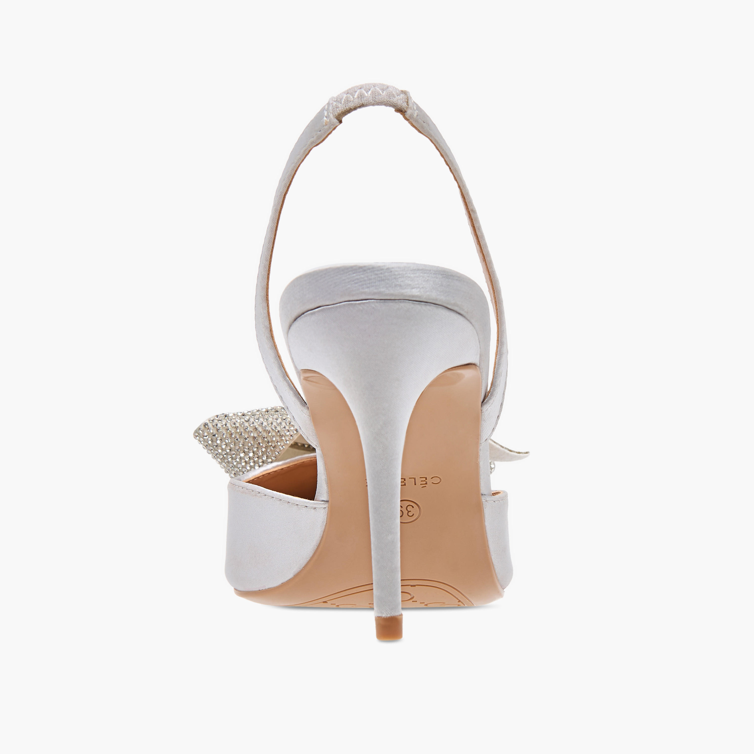 Celeste Women's Bow Embellished Slingback Shoes with Stiletto Heels-women-shoes-heels-image-5