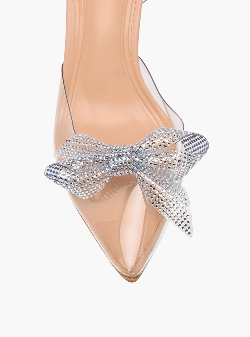حذاء بكعب ستيليتو وحزام خلفي وزينة فيونكة للنساء من سيليست-women-shoes-heels-image-4