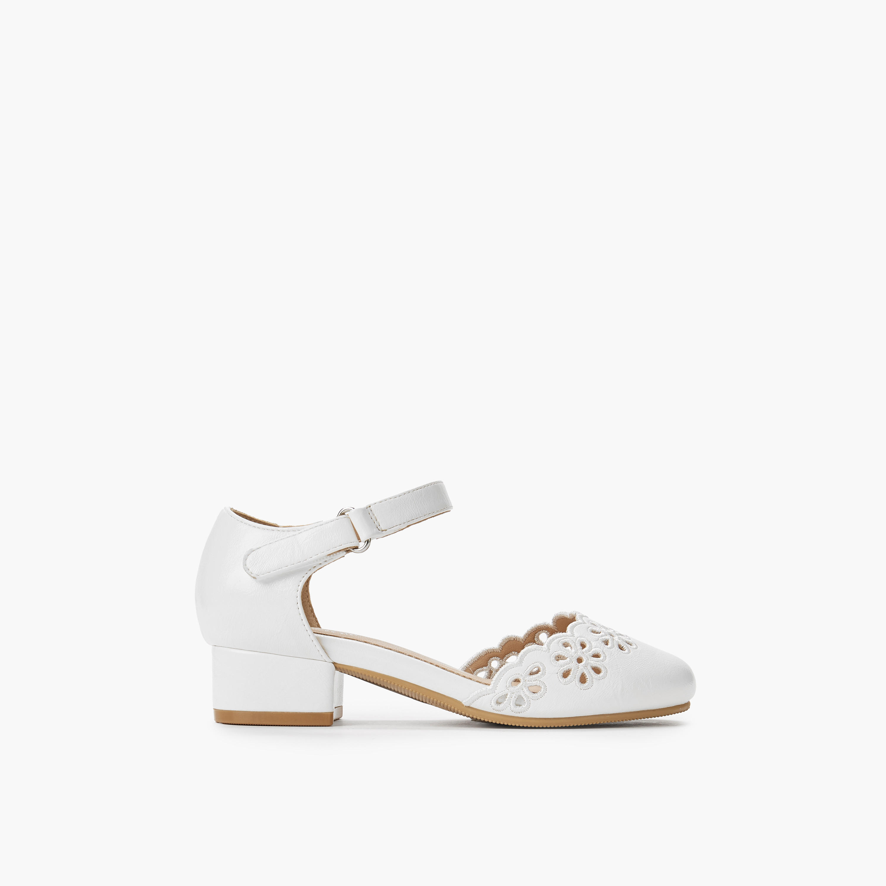 حذاء بكعب عريض وشريط لاصق للبنات من سيليست-girls-shoes-sandals-image-4
